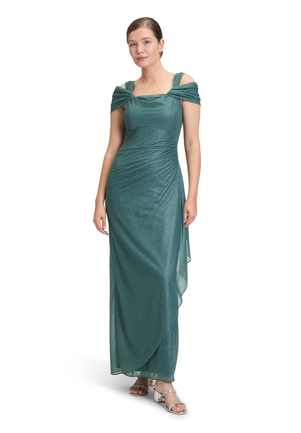 Vera Mont Abendkleid "Vera Mont Damen Abendkleid im Glitzer-Look", Material günstig online kaufen
