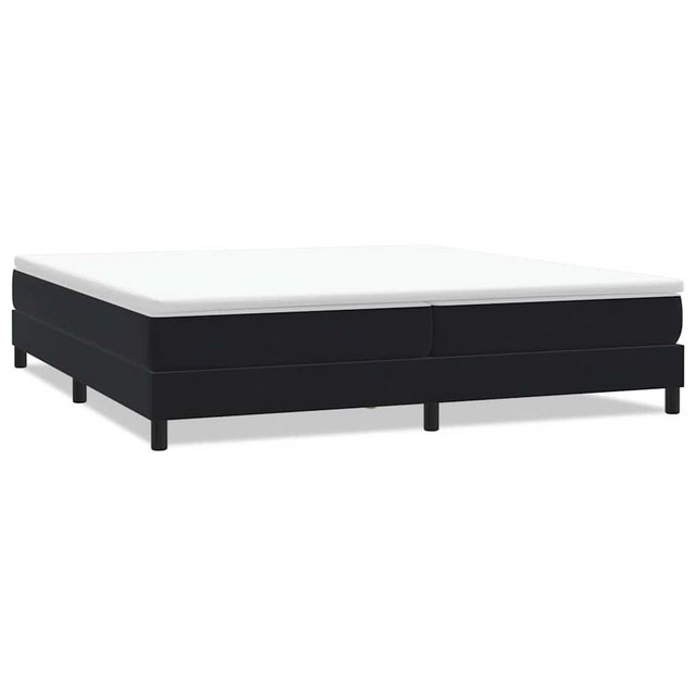 vidaXL Boxspringbett, Boxspringbett ohne Matratze Schwarz 200x210 cm Samt günstig online kaufen