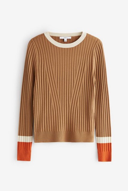 Next Strickpullover Gerippter enger Pullover (1-tlg) günstig online kaufen