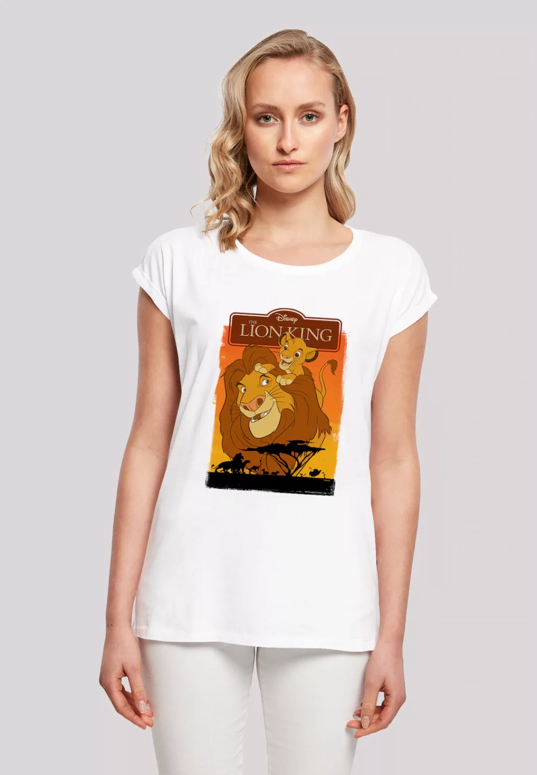 F4NT4STIC T-Shirt "Disney König der Löwen Simba und Mufasa", Damen,Premium günstig online kaufen