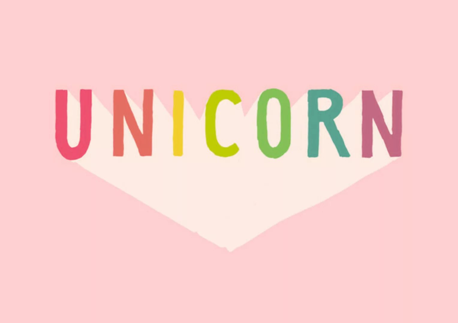 Poster / Leinwandbild - Unicorn günstig online kaufen