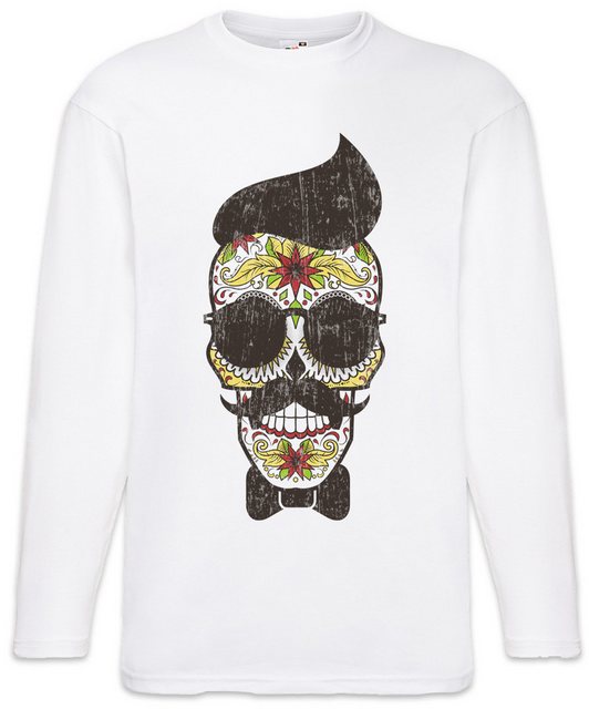 Urban Backwoods Langarmshirt Sugar Skull Hipster Langarm T-Shirt Schädel Me günstig online kaufen