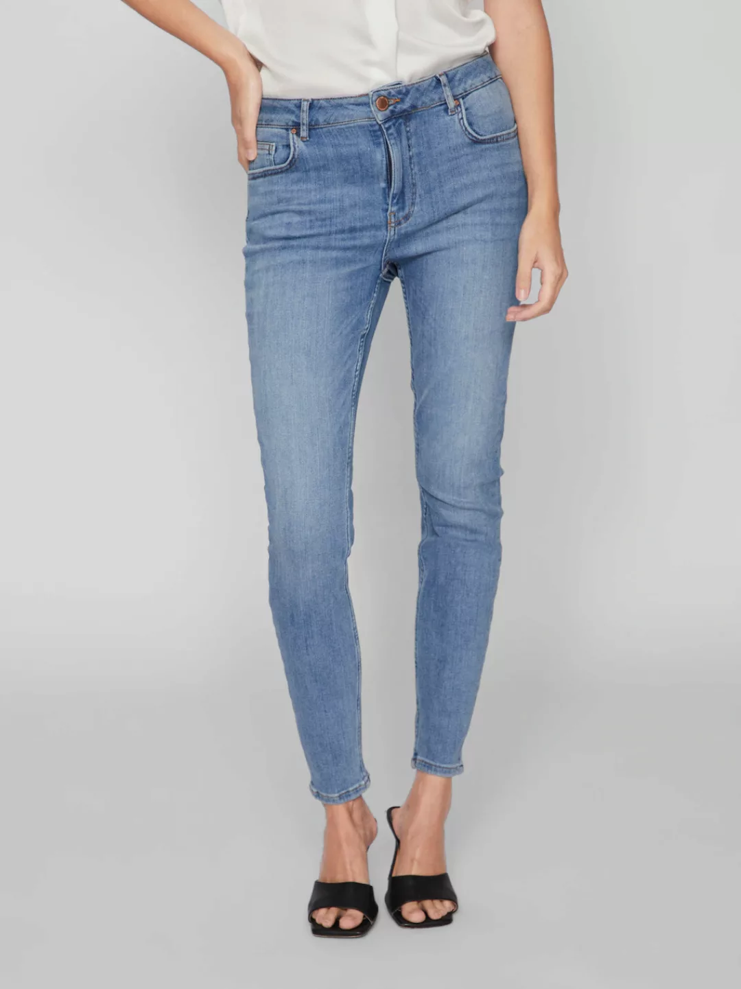 Vila Skinny-fit-Jeans (1-tlg) Weiteres Detail günstig online kaufen