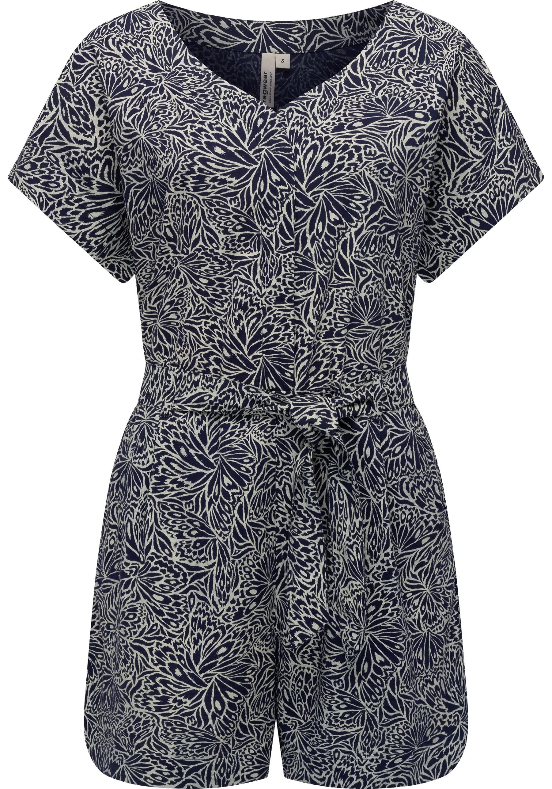 Ragwear Jumpsuit "Salwin", Kurzer Overall mit Taillen-Bindeband günstig online kaufen