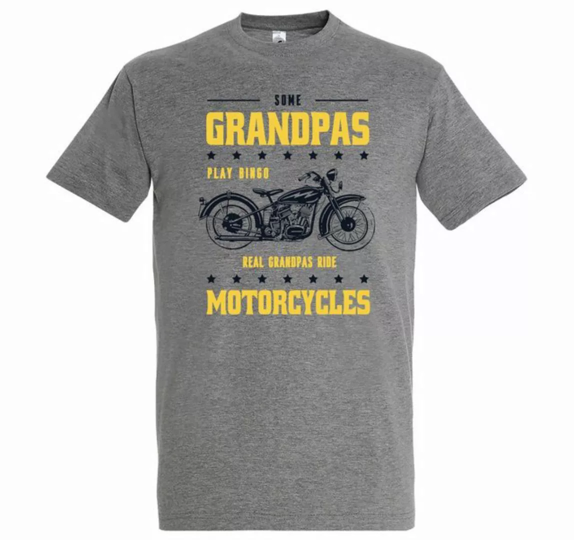 Youth Designz T-Shirt "Real Grandpas Ride Motorcycles" Herren Shirt mit tre günstig online kaufen