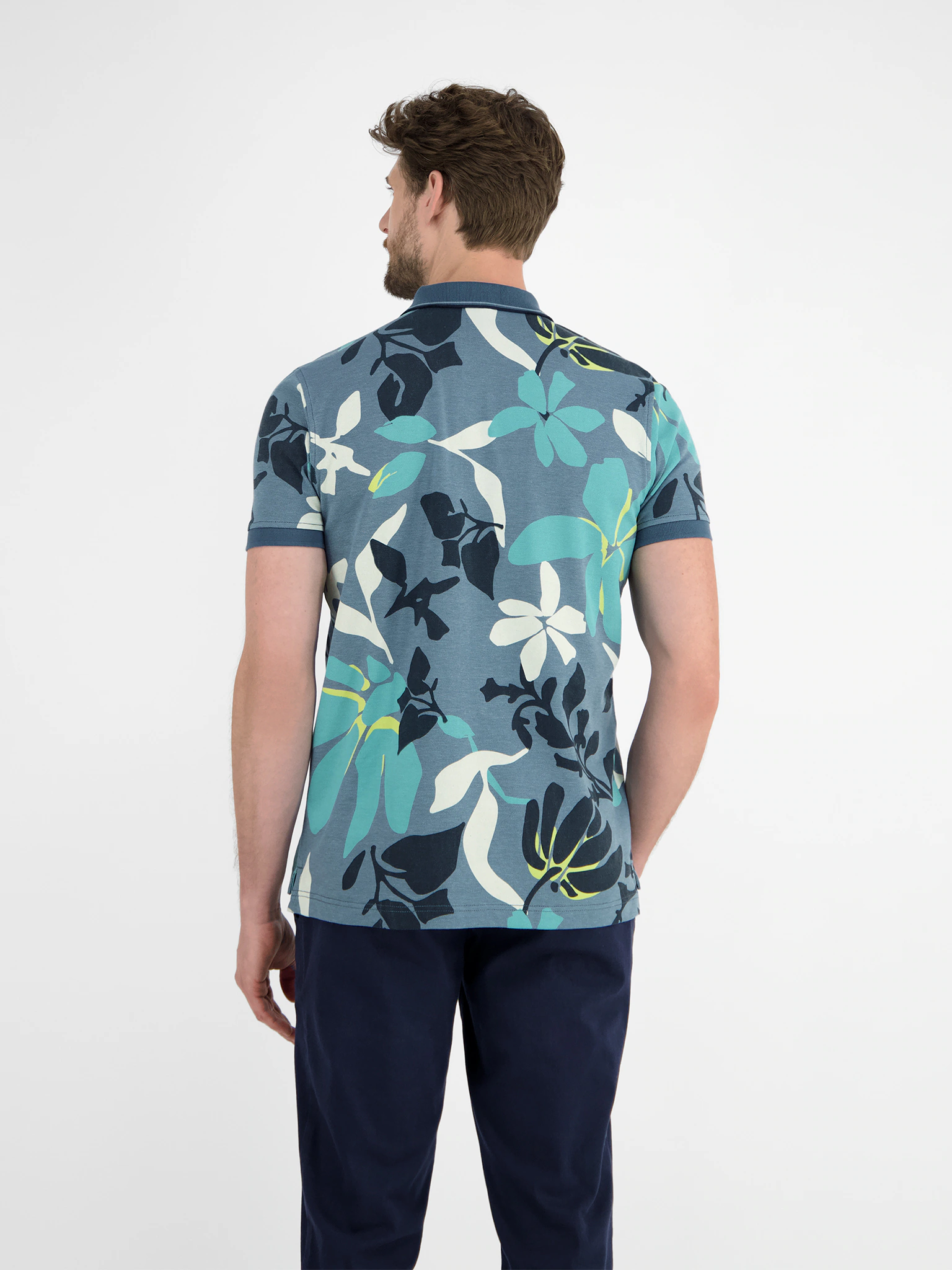 LERROS Poloshirt "LERROS Tonal-gestreiftes Poloshirt für Herren" günstig online kaufen