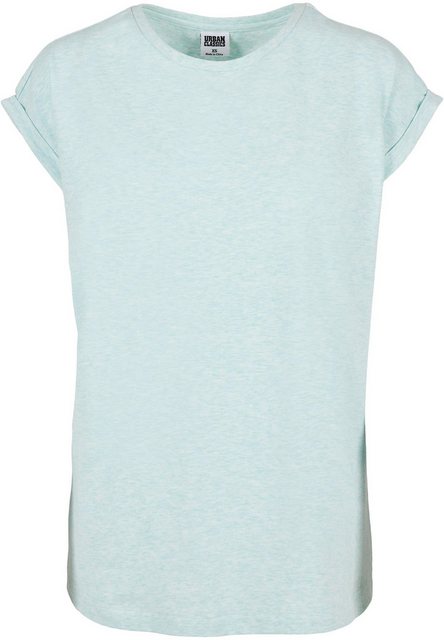 URBAN CLASSICS Kurzarmshirt Urban Classics Damen Ladies Color Melange Exten günstig online kaufen