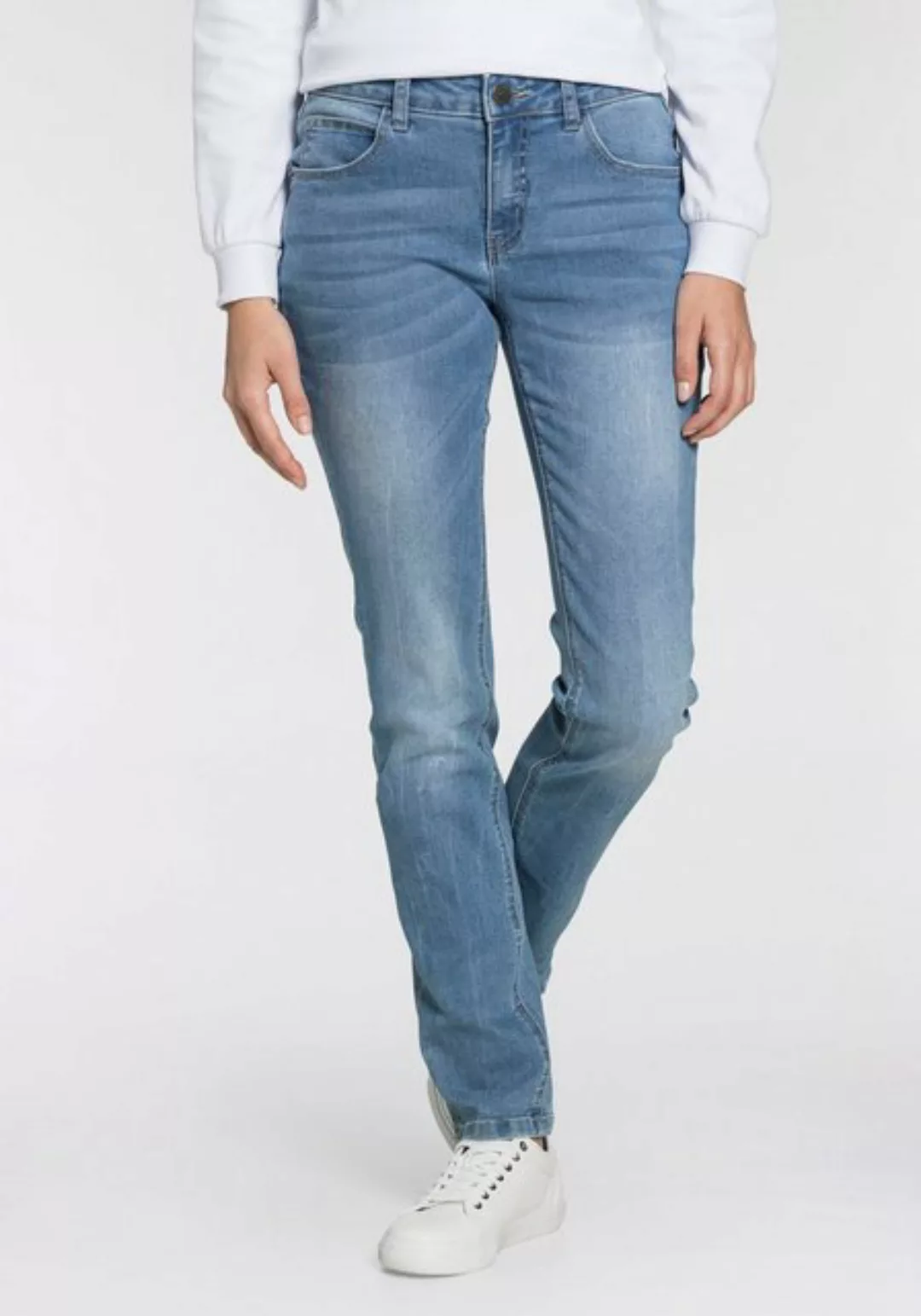 KangaROOS Relax-fit-Jeans "RELAX-FIT HIGH WAIST", knöchelfreie Schnittform, günstig online kaufen