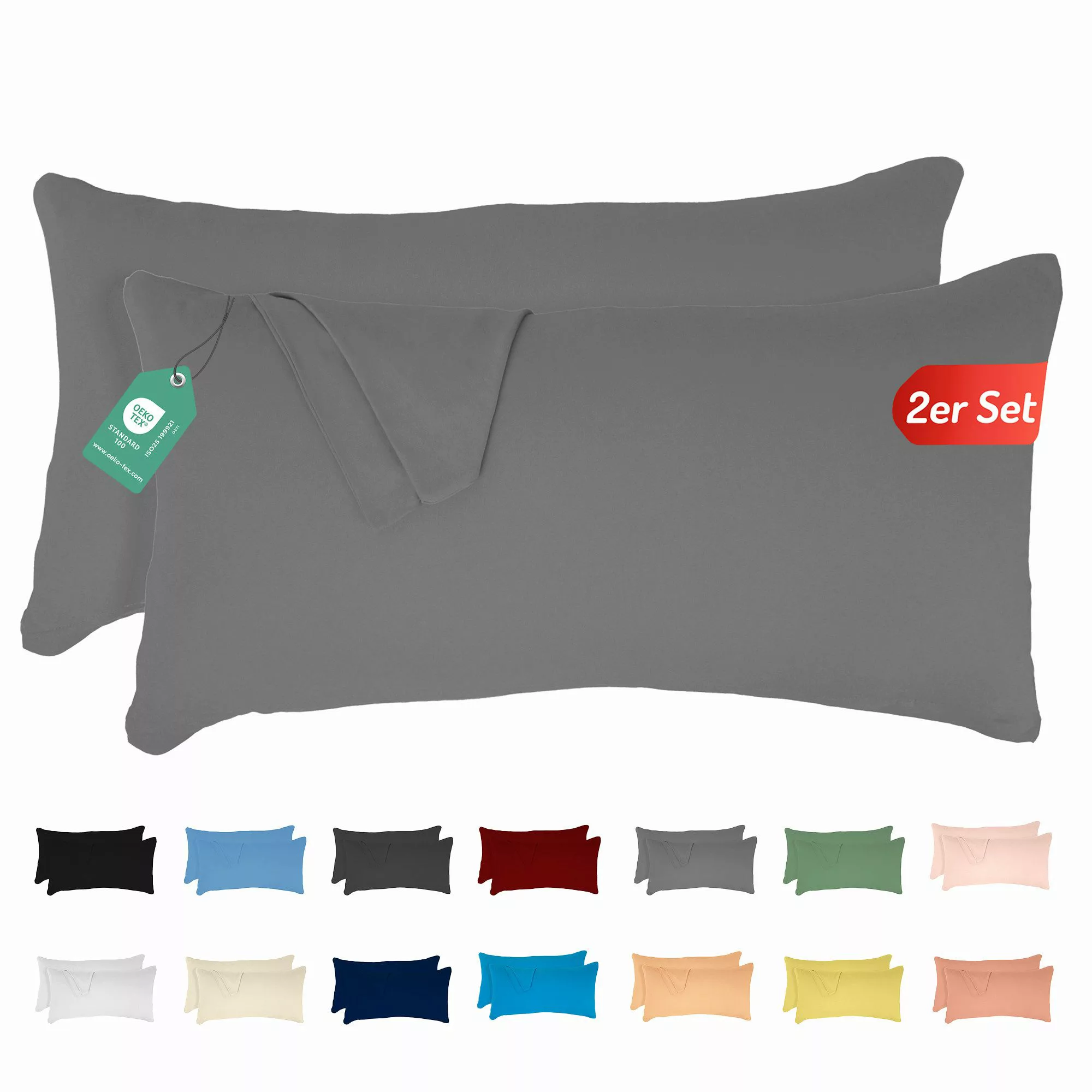 livessa Kissenbezug 2er Set Kissenbezug - günstig online kaufen