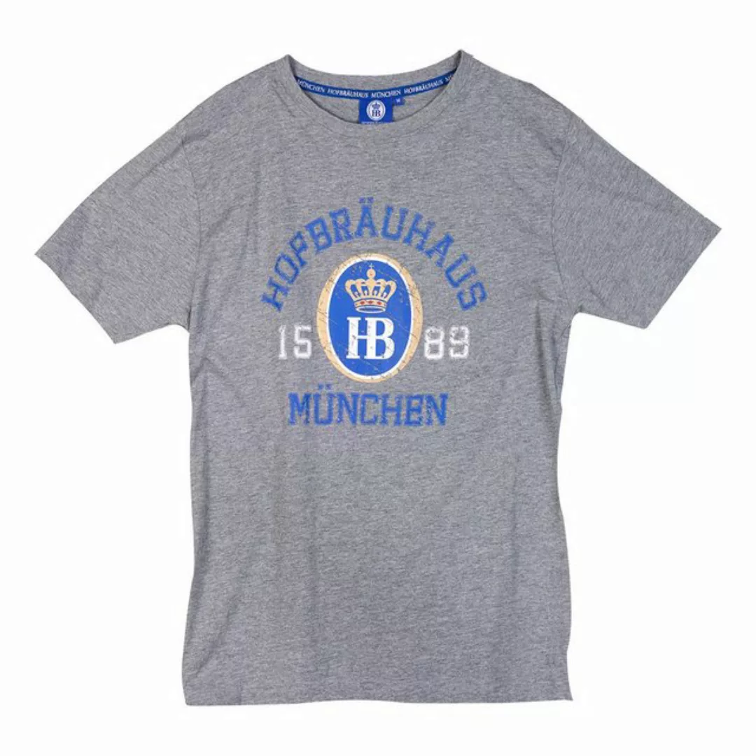 Hofbräuhaus München T-Shirt "College" aus 15% Viscose und 85% Baumwolle günstig online kaufen