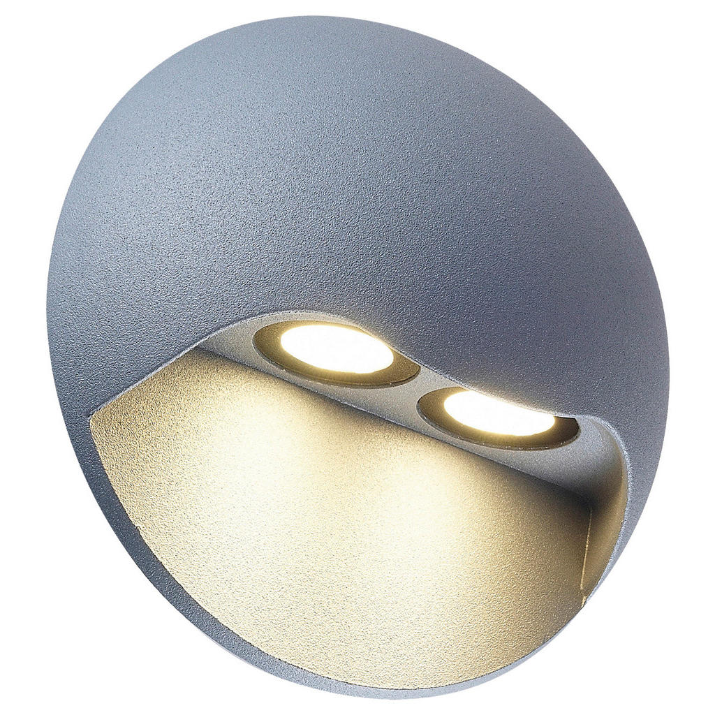 Näve Leuchten LED-Außenwandleuchte 1148859 weiß Aluminium H/D: ca. 6,8x13 c günstig online kaufen
