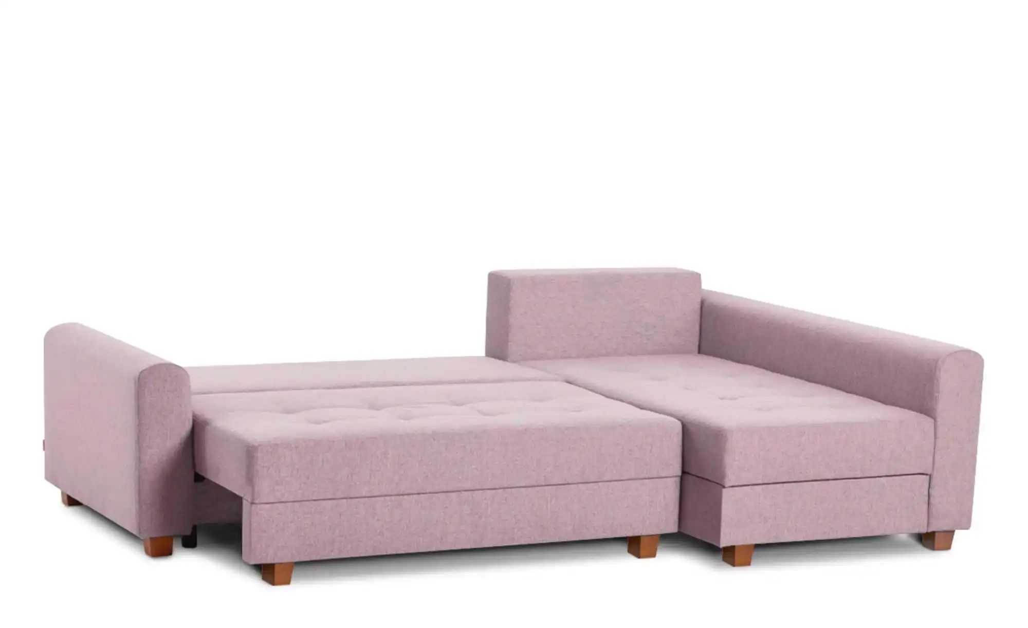 KONSIMO Ecksofa  Revo ¦ rosa/pink ¦ Maße (cm): B: 255 H: 88 Polstermöbel > günstig online kaufen
