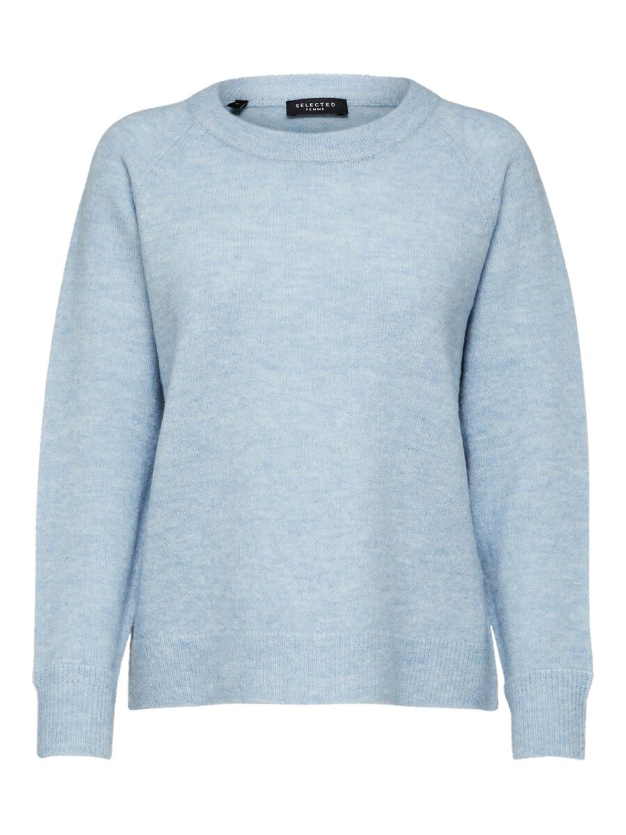 Selected Lulu O Hals Sweater XS Cashmere Blue günstig online kaufen