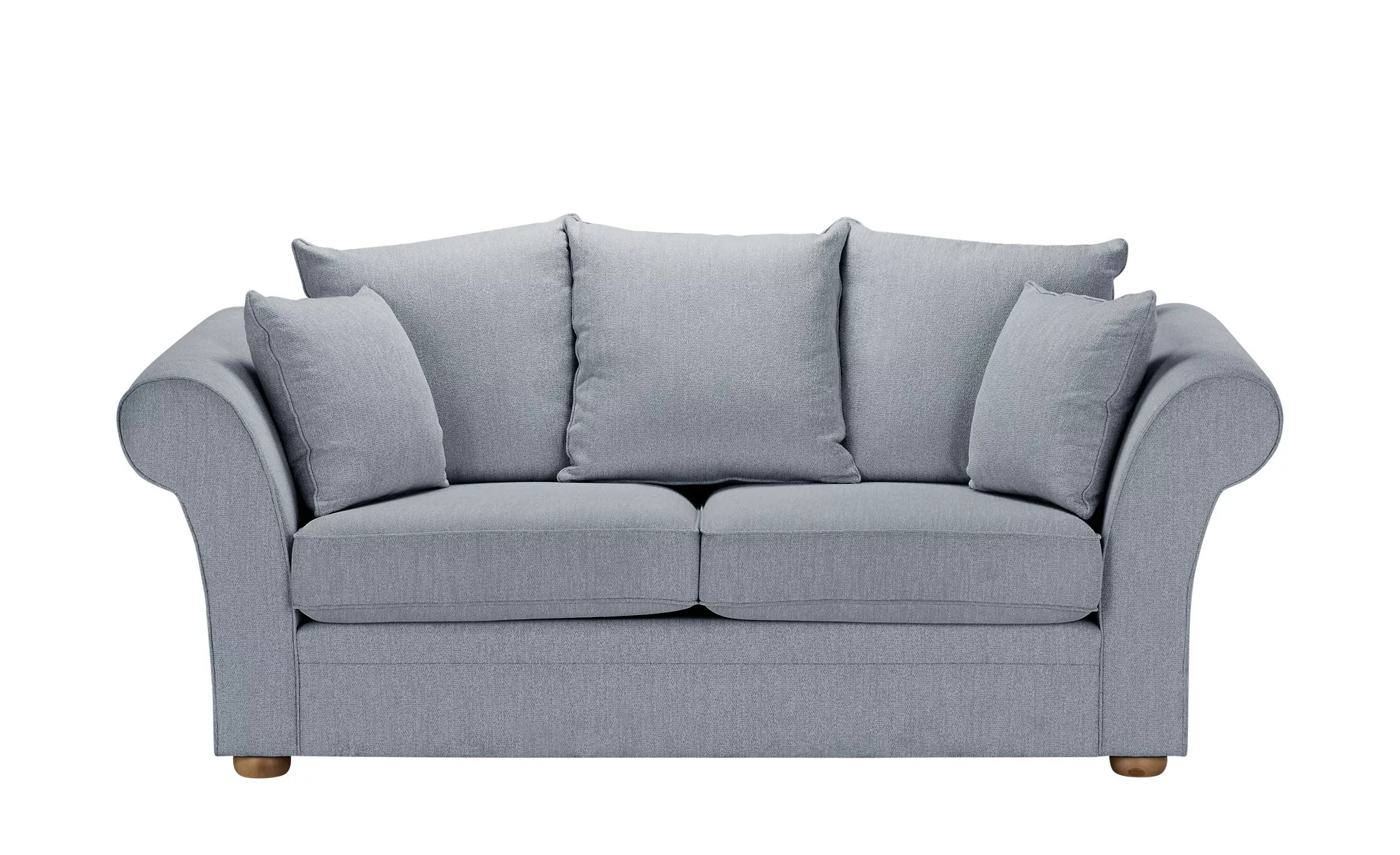 Sofa  Olivia ¦ blau ¦ Maße (cm): B: 215 H: 100 T: 98 Polstermöbel > Sofas > günstig online kaufen