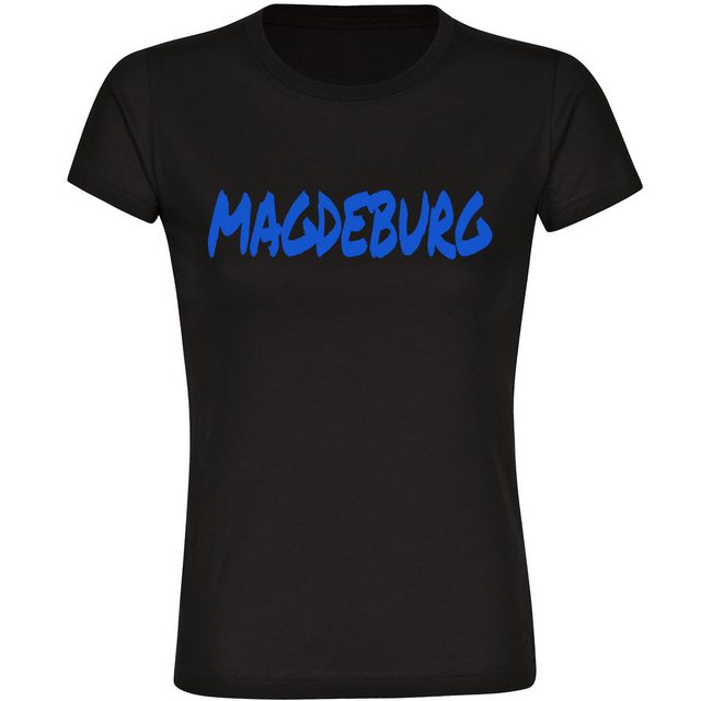 multifanshop T-Shirt Damen Magdeburg - Textmarker - Frauen günstig online kaufen