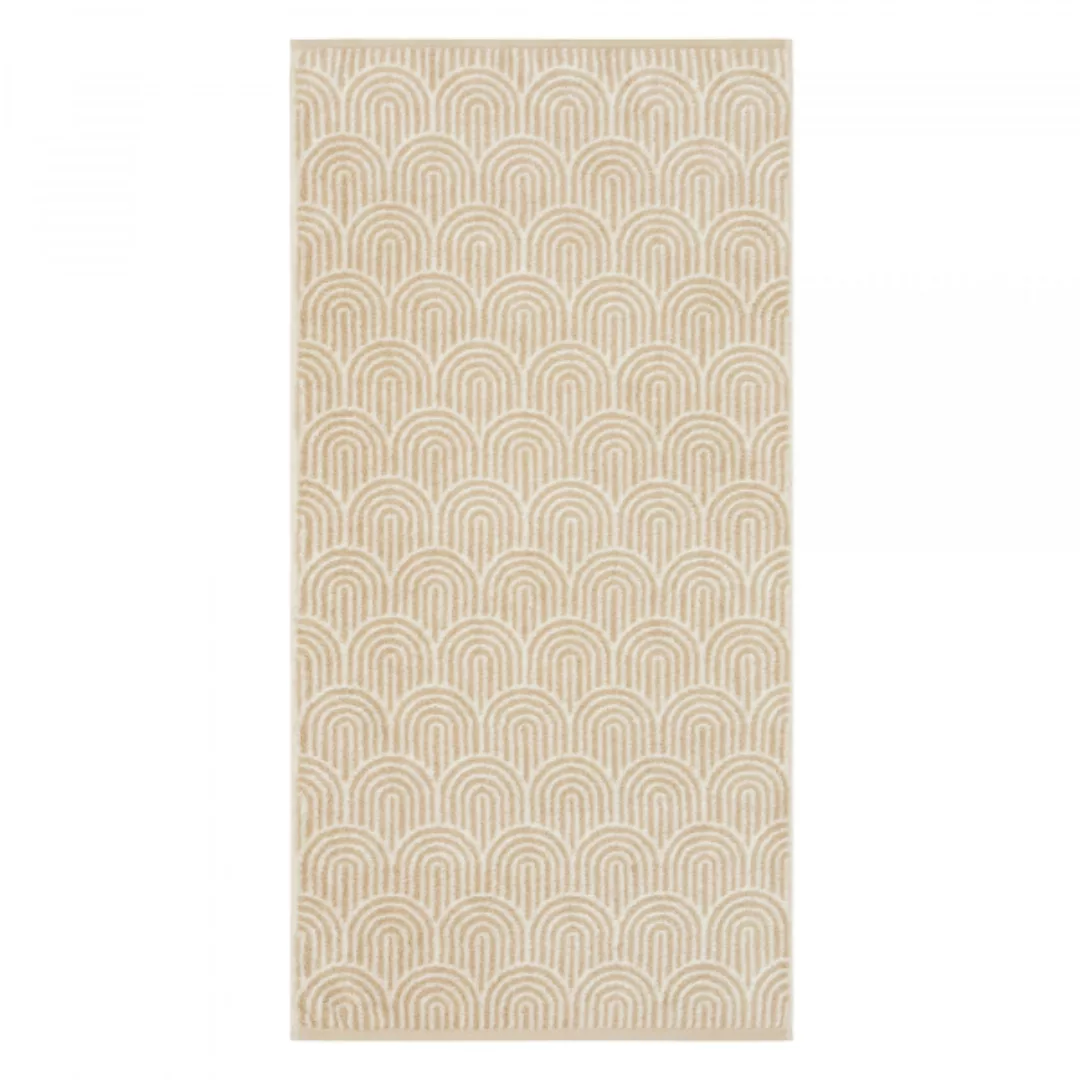 Cawö Handtücher Maison Blätter 6267 - Farbe: natur - 33 - Gästetuch 30x50 c günstig online kaufen