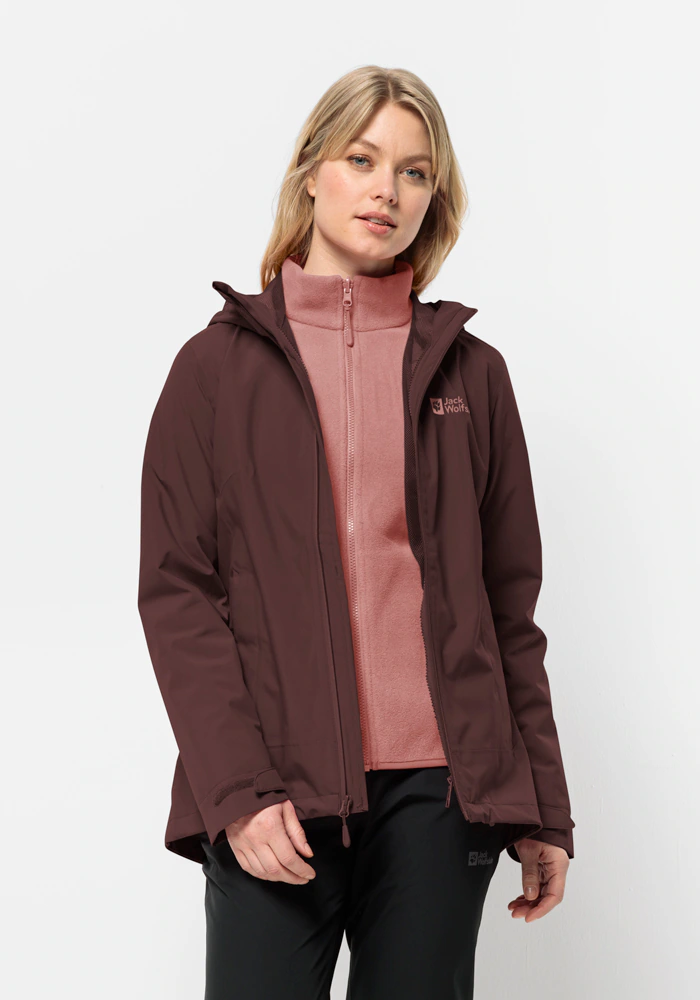 Jack Wolfskin 3-in-1-Funktionsjacke "MOONRISE 3IN1 JKT W", mit Kapuze günstig online kaufen