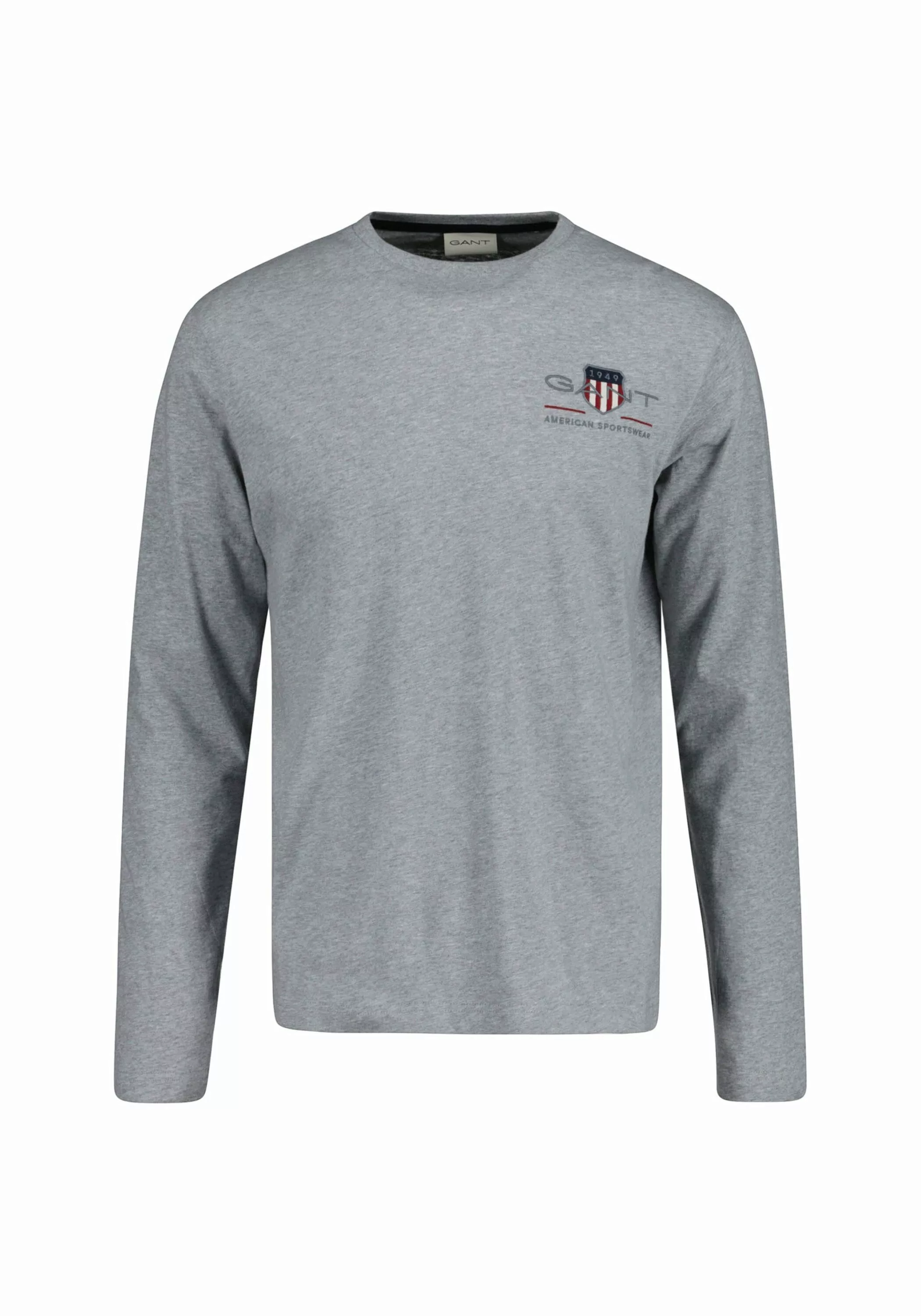 Gant Langarmshirt "REG MEDIUM ARCHIVE SHIELD LS T", mit Print auf der Brust günstig online kaufen