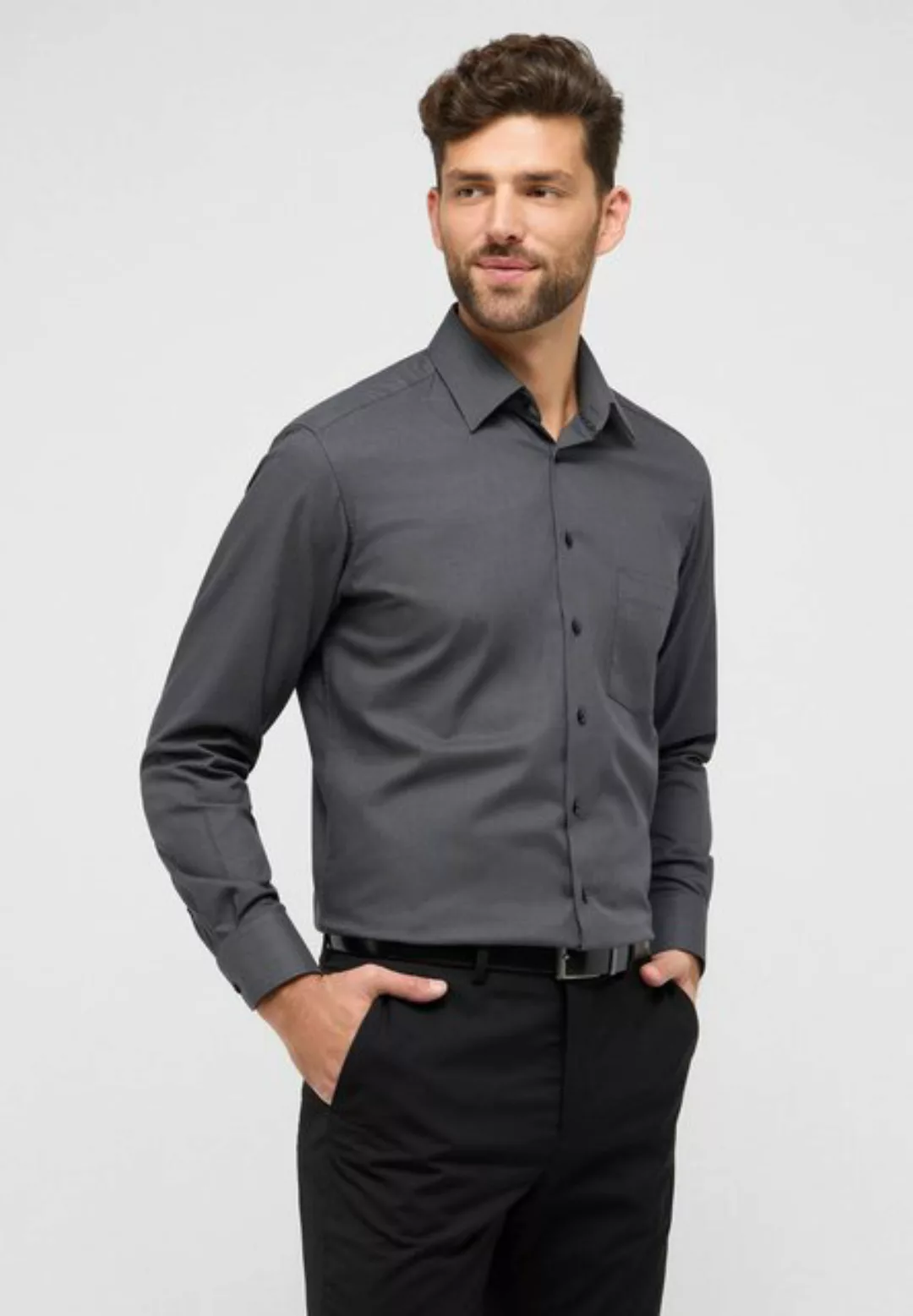 Eterna Langarmhemd "MODERN FIT", NON IRON (bügelfrei) günstig online kaufen