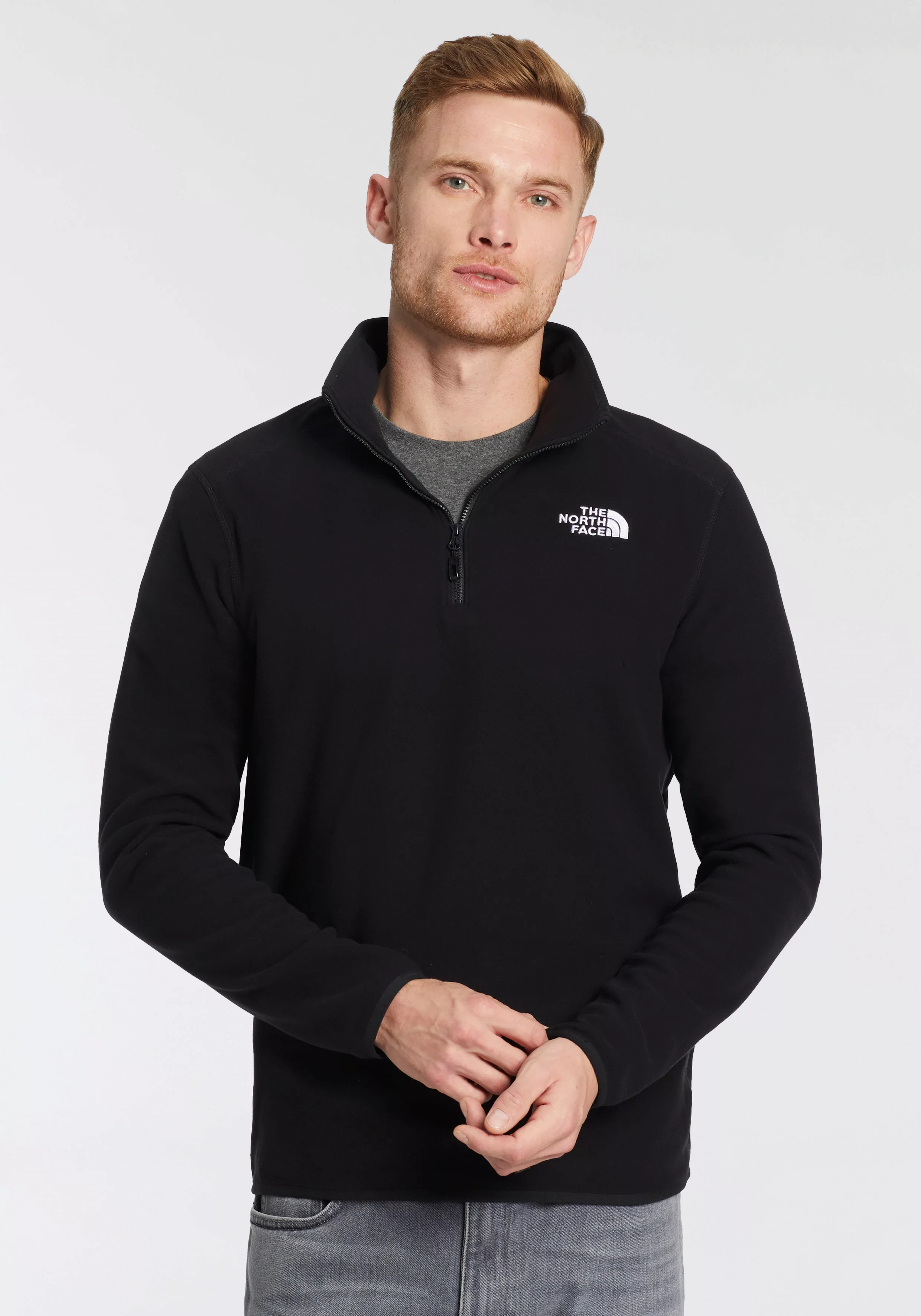 The North Face Fleecepullover M 100 GLACIER 1/4 ZIP - EU (1-tlg) mit dezent günstig online kaufen