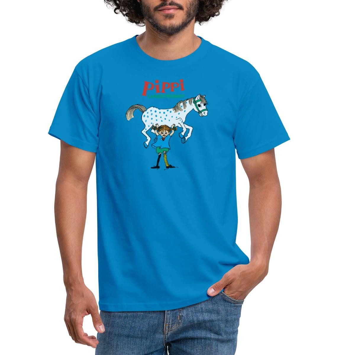 Spreadshirt T-Shirt Pippi Langstrumpf Pippi Hebt günstig online kaufen
