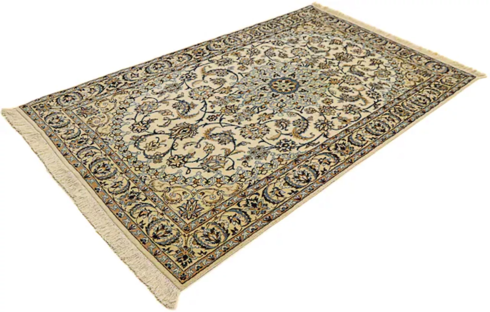 morgenland Orientteppich »Perser - Nain - Royal - 205 x 125 cm - beige«, re günstig online kaufen