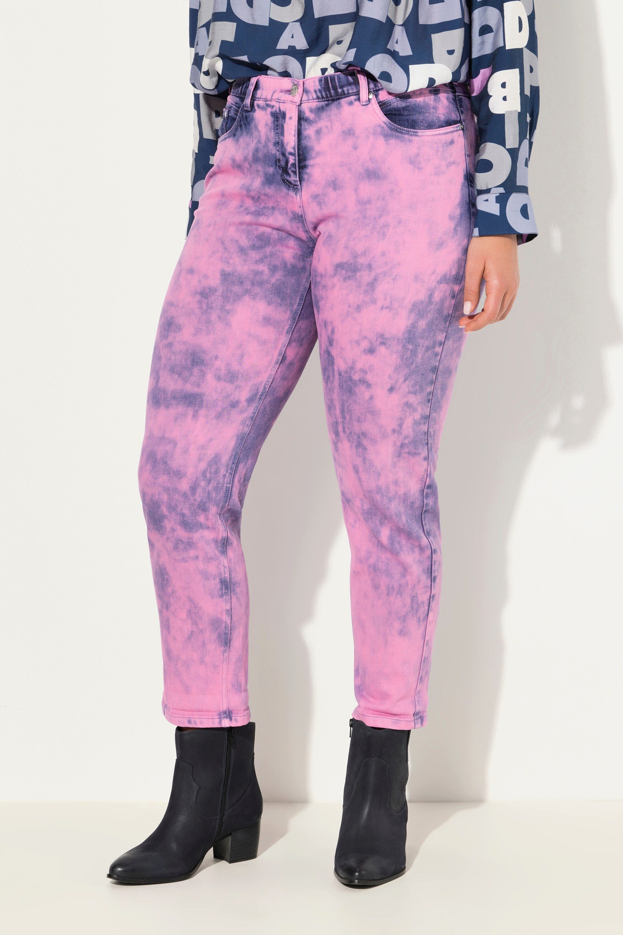 Ulla Popken Regular-fit-Jeans Boyfriend-Jeans Stretch weites günstig online kaufen
