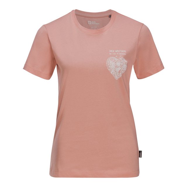 Jack Wolfskin T-Shirt Discover Heart T-Shirt aus weicher Baumwolle günstig online kaufen