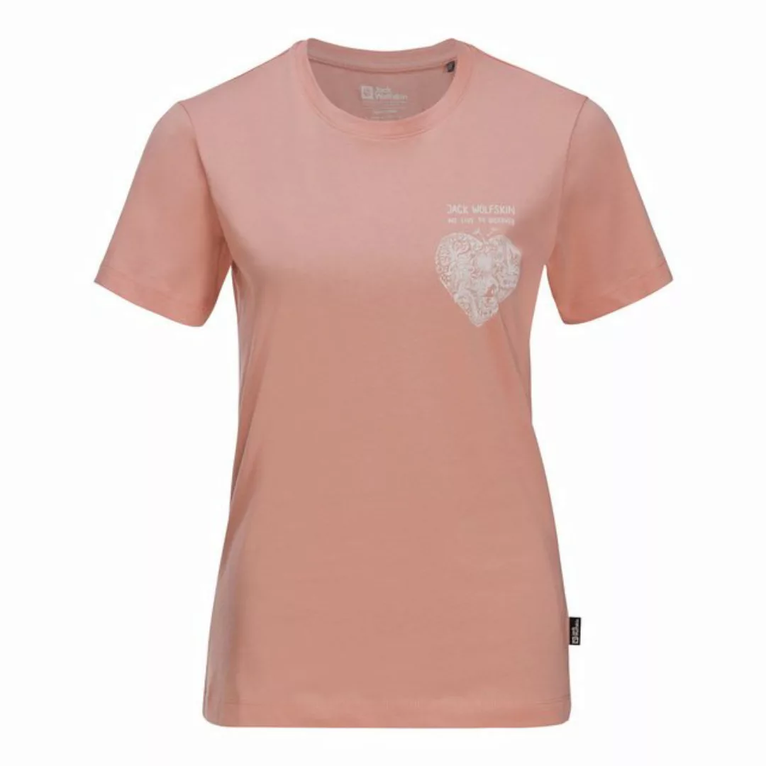 Jack Wolfskin T-Shirt Discover Heart T-Shirt aus weicher Baumwolle günstig online kaufen