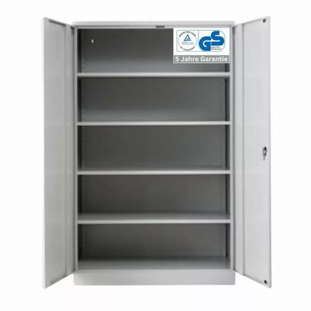 PROREGAL® Mehrzweckschrank Stahlschrank Bee, HxBxT 195 x 120 x 60cm, Grau-B günstig online kaufen