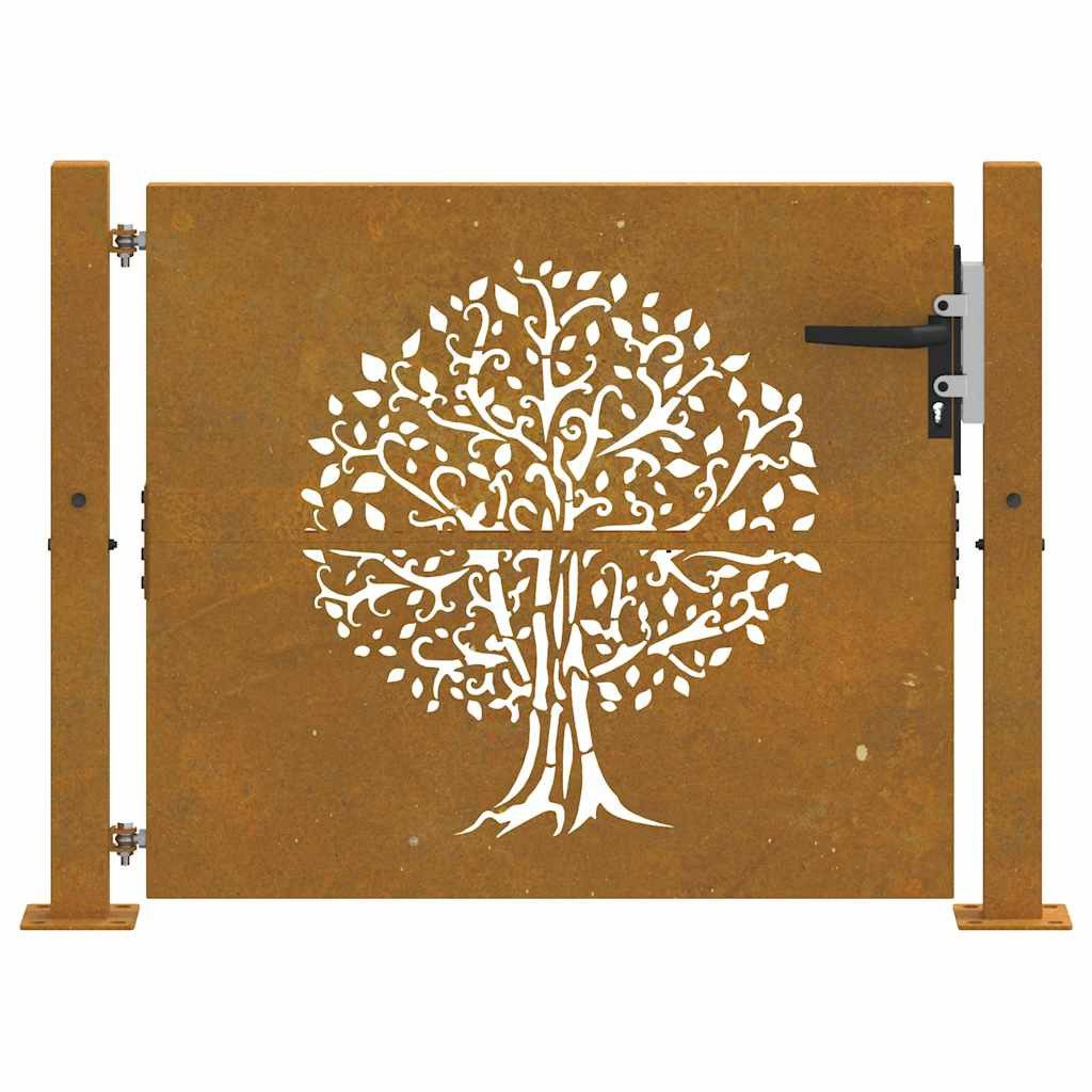 vidaXL Gartentor Gartentor 105x105 cm Cortenstahl günstig online kaufen