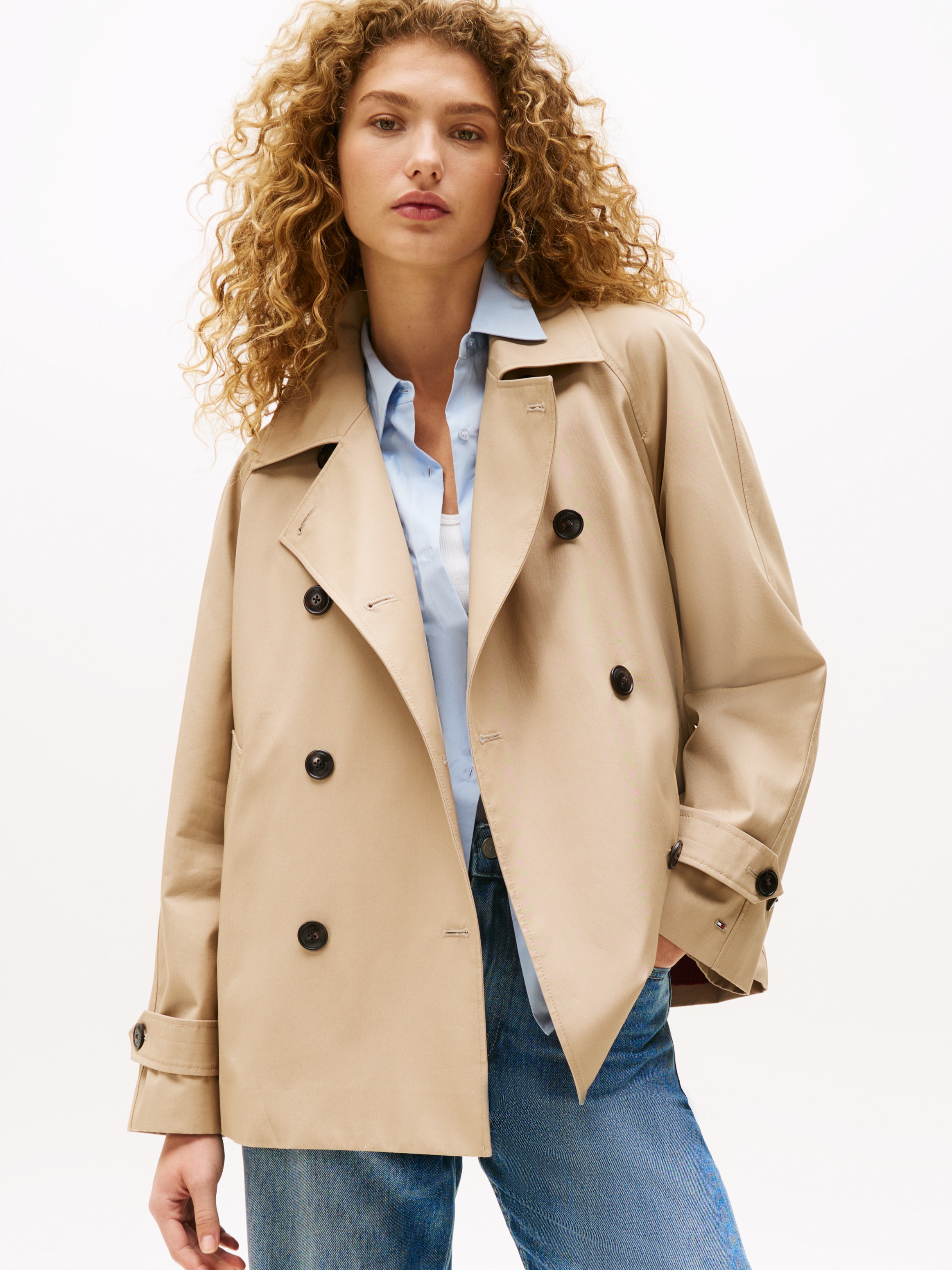 Tommy Hilfiger Trenchcoat "COTTON REG SHORT TRENCH COAT" günstig online kaufen