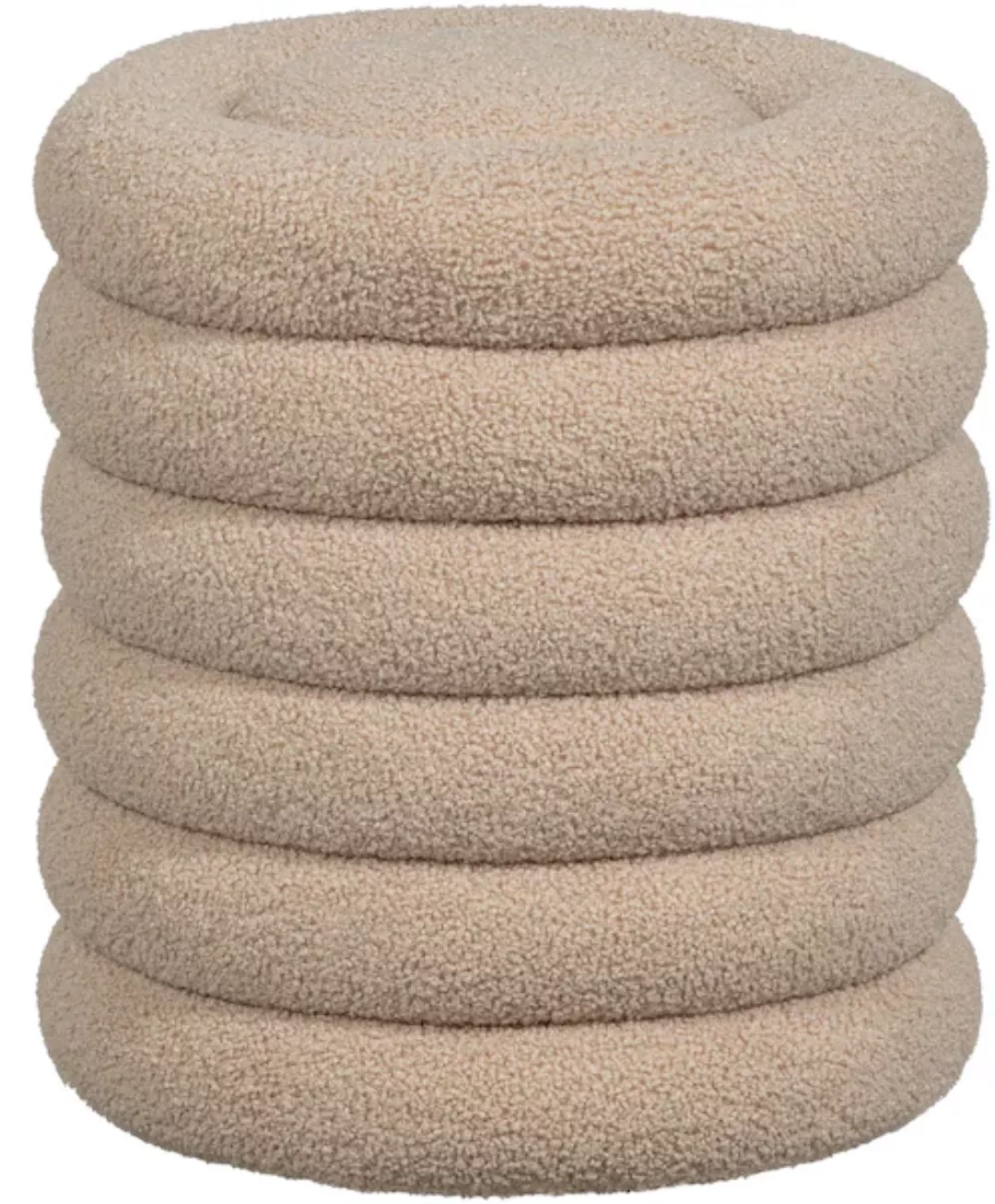 WOOOD Hocker »Carly teddy sand« günstig online kaufen