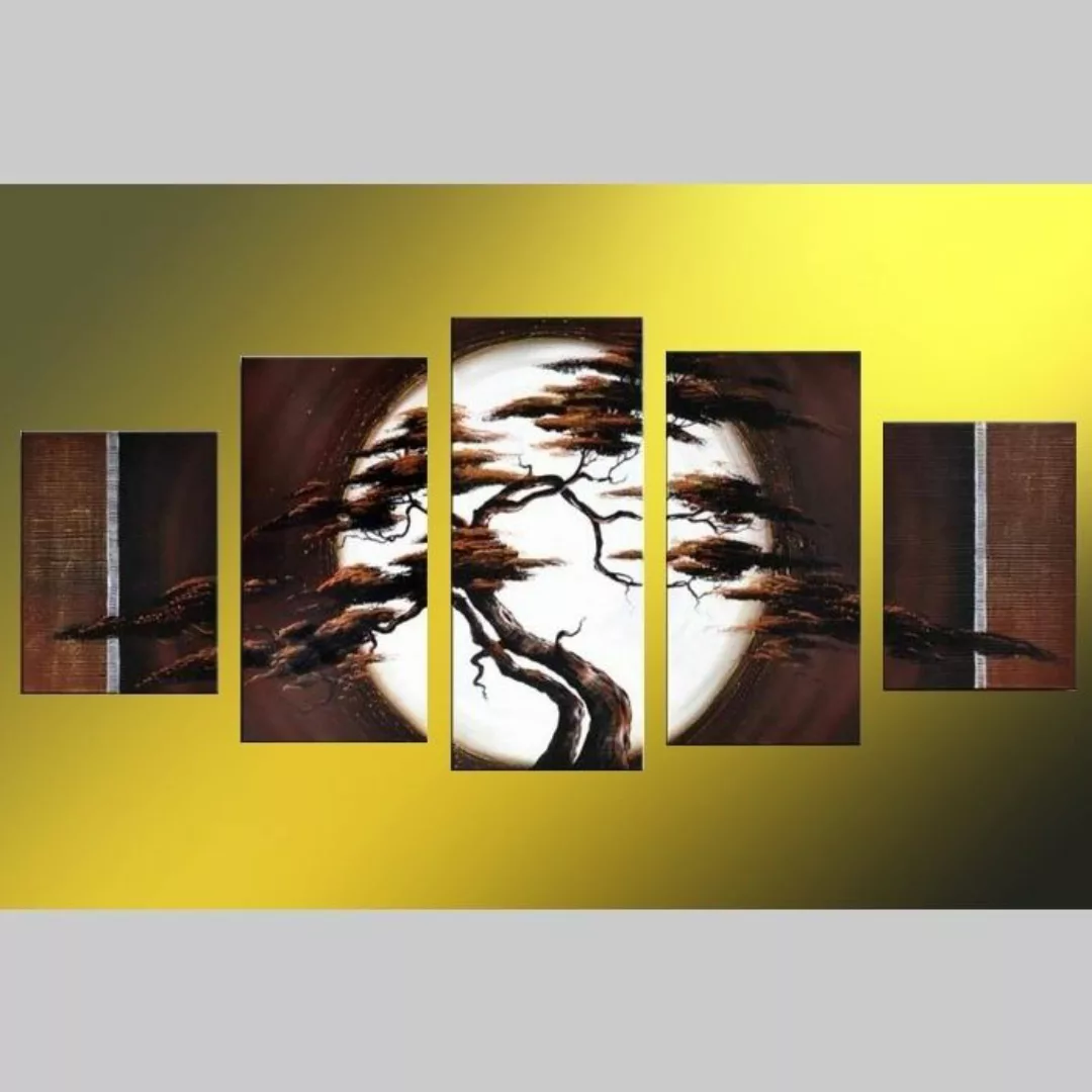 5 Leinwandbilder AFRIKA Baum (14) 150 x 70cm Handgemalt günstig online kaufen