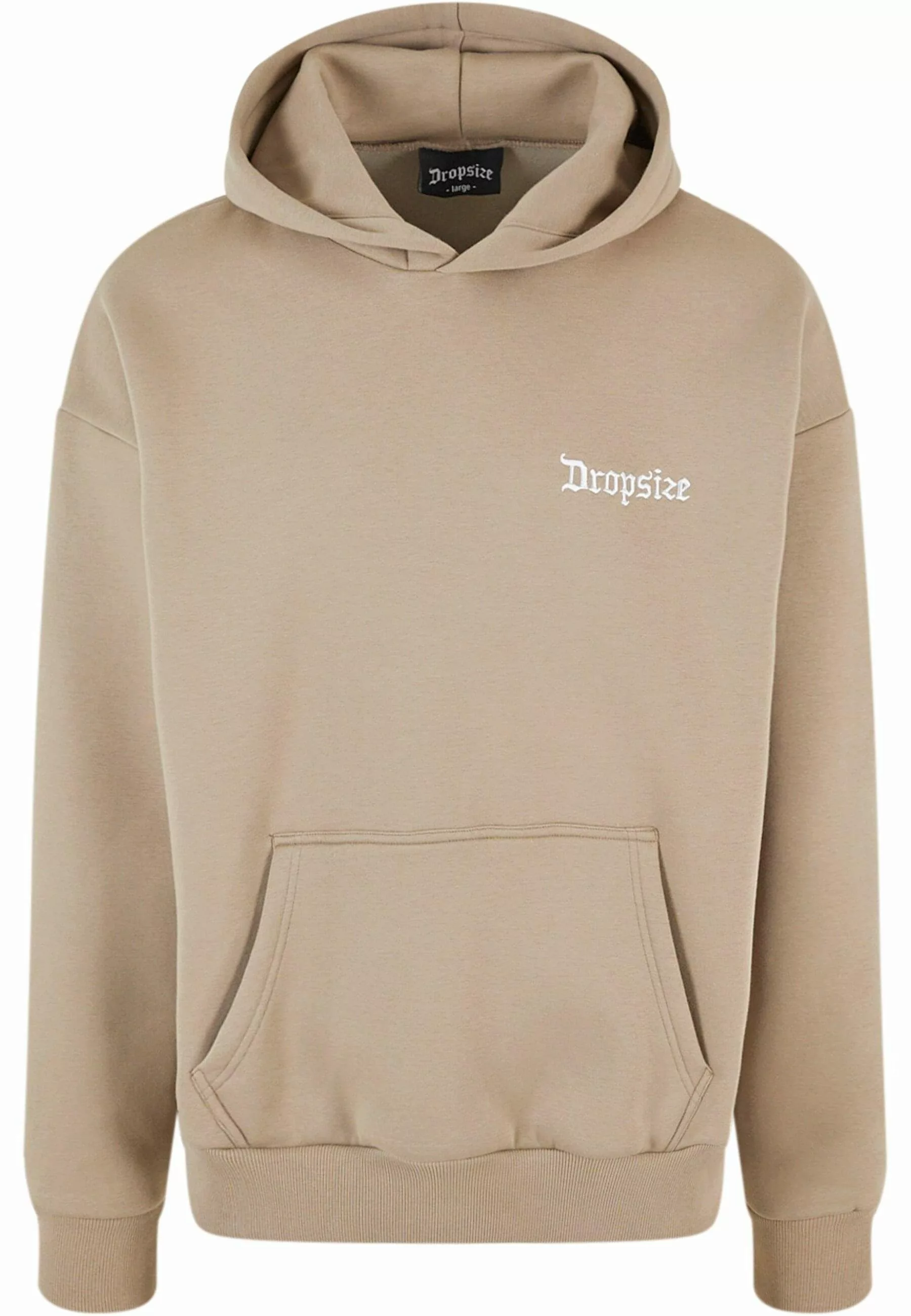 Dropsize Kapuzensweatshirt "Dropsize Herren Heavy Oversize Embo Hoodie", (1 günstig online kaufen