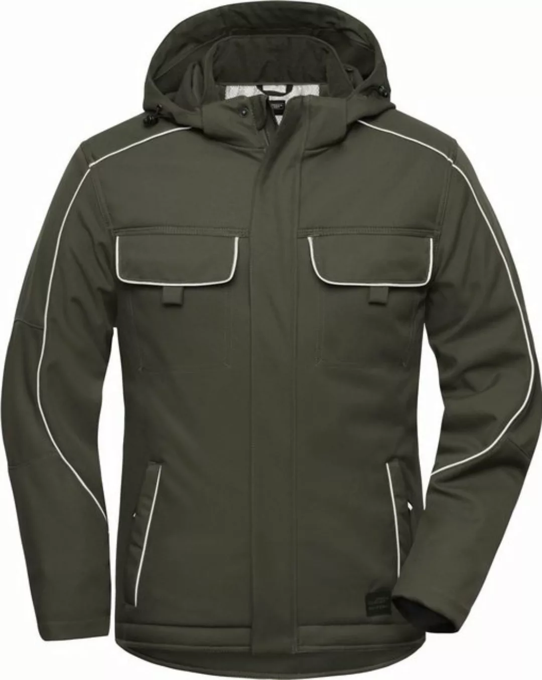 James & Nicholson Softshelljacke Workwear Softshell Padded Jacke -Solid- Fa günstig online kaufen