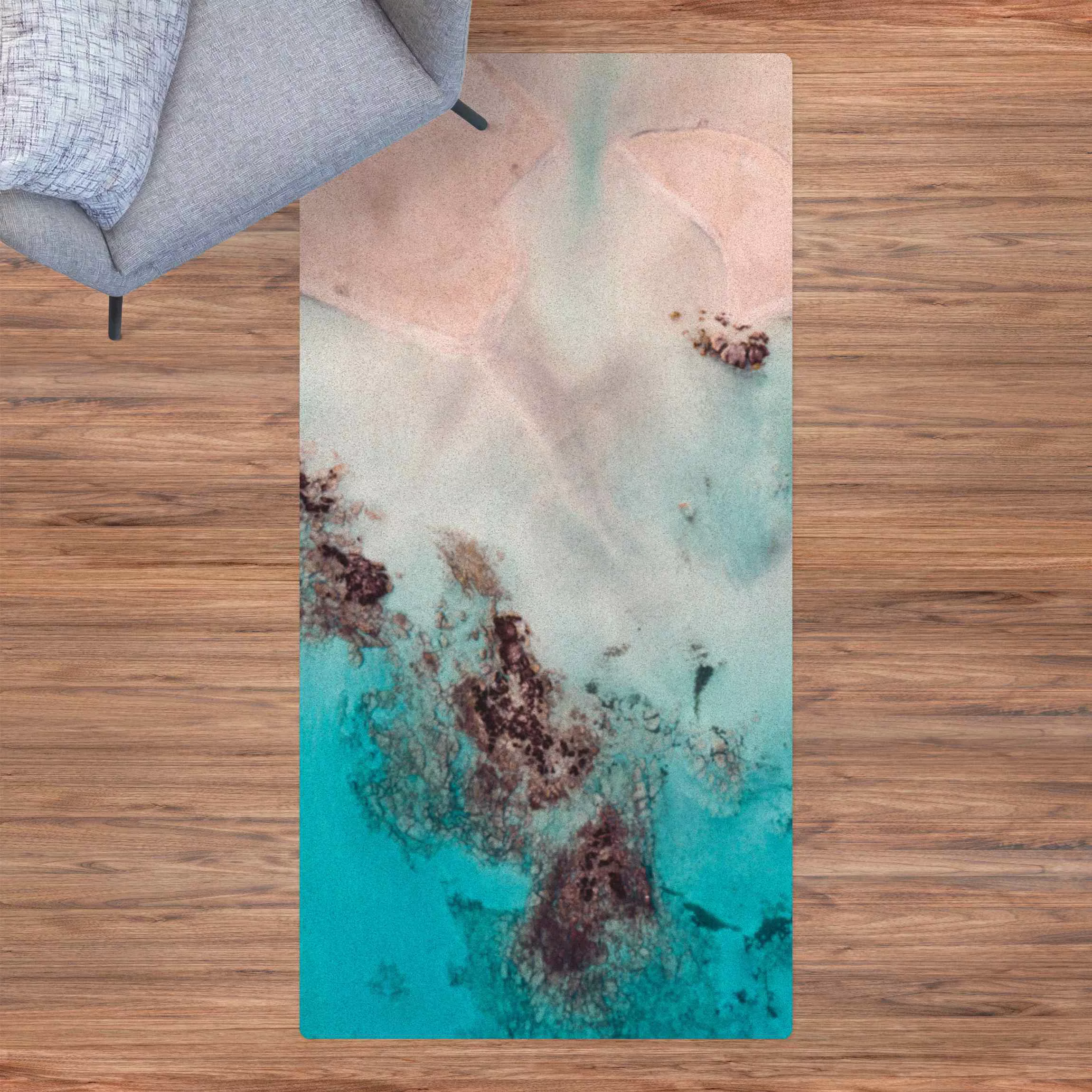 Kork-Teppich Paradiesisches Luftbild günstig online kaufen