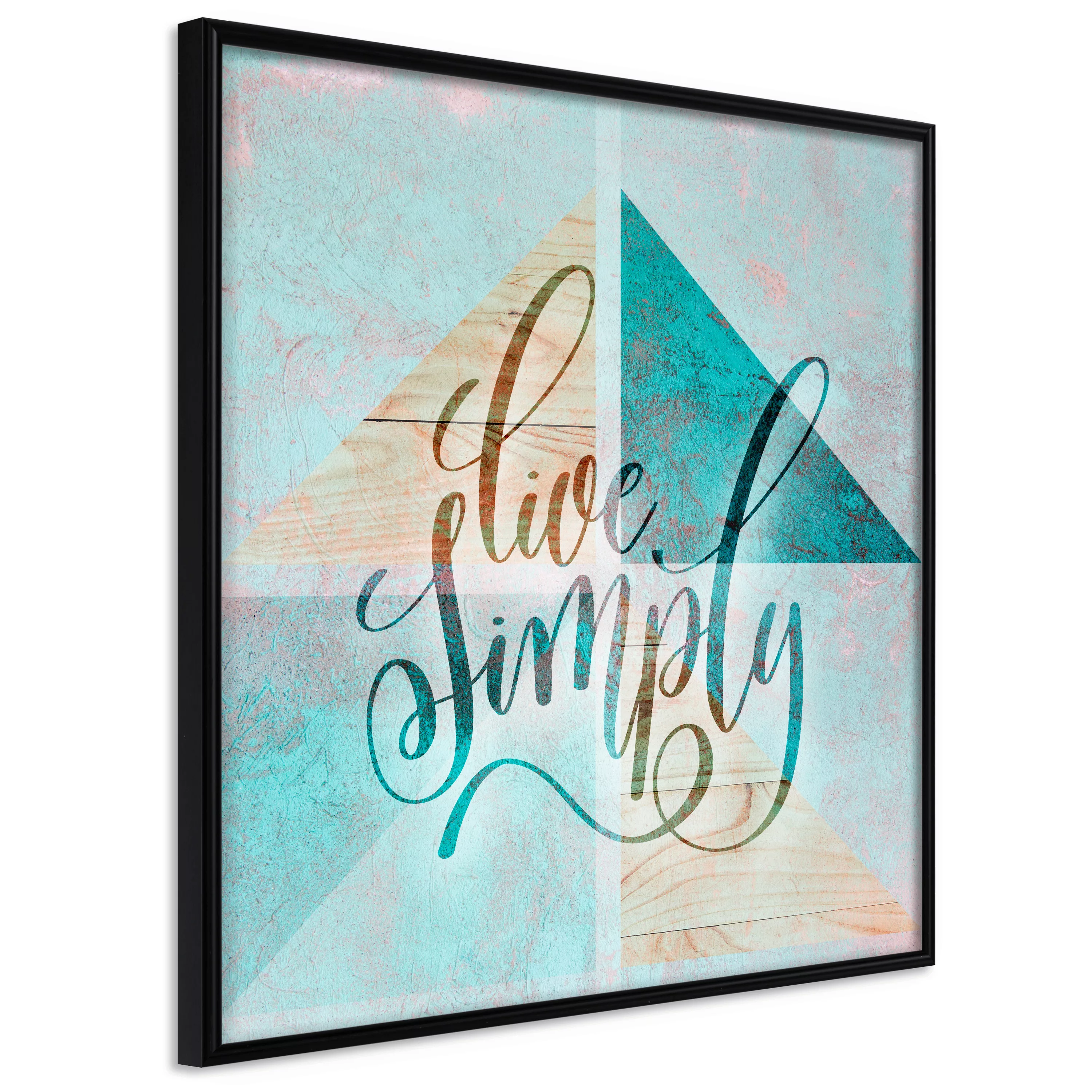 Poster - Choose Simplicity (square) günstig online kaufen