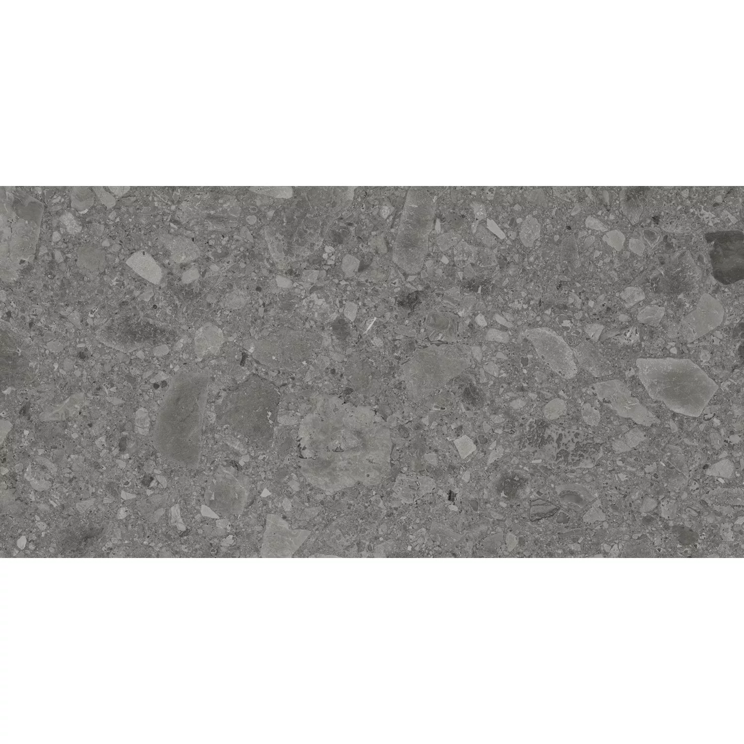 Bodenfliese Riverstone Feinsteinzeug Glasiert Grau Matt 30 cm x 60 cm günstig online kaufen