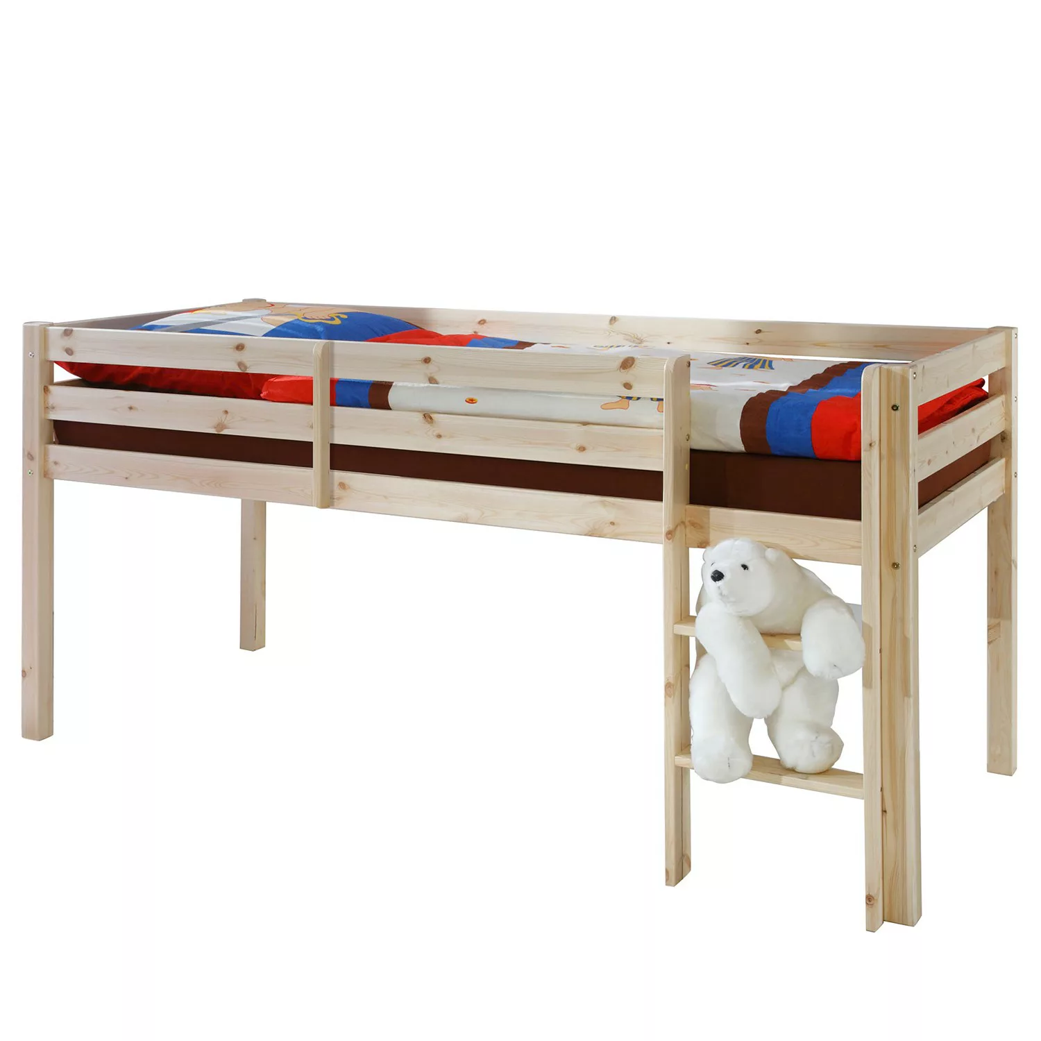 Spielbett  Keni - holzfarben - 102 cm - 113 cm - 208 cm - Sconto günstig online kaufen