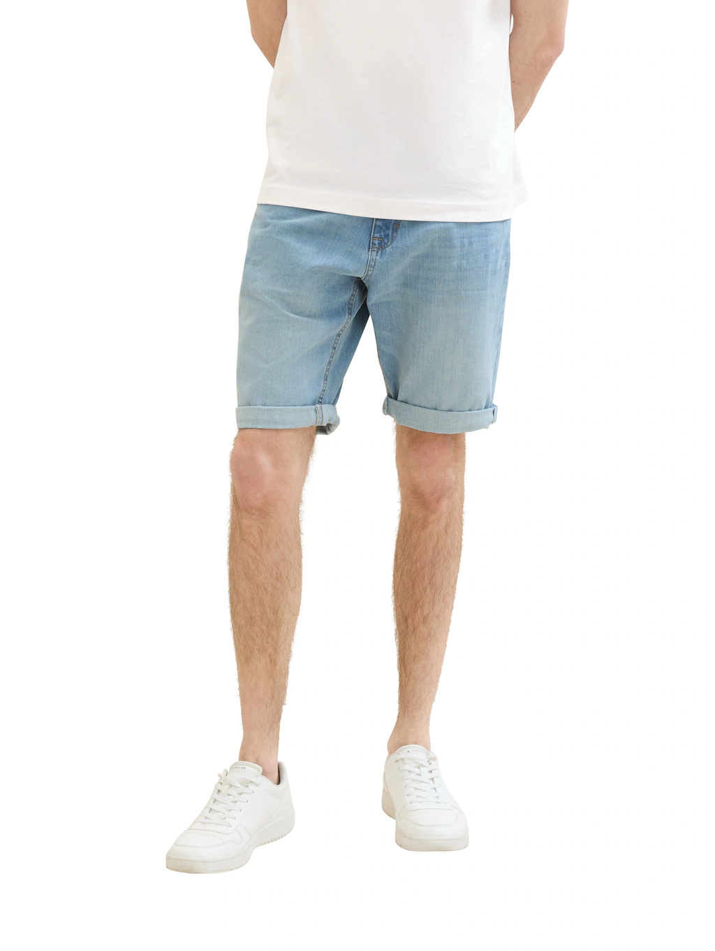 TOM TAILOR Jeansbermudas "JOSH", mit Markenlabel günstig online kaufen