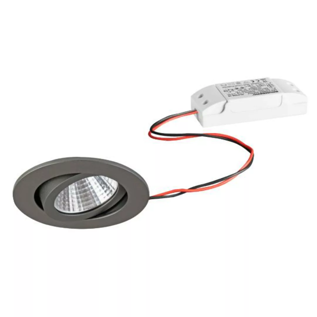 Brumberg LED-Einbaustrahler 6W 230V rund titan-matt - 33353643 günstig online kaufen