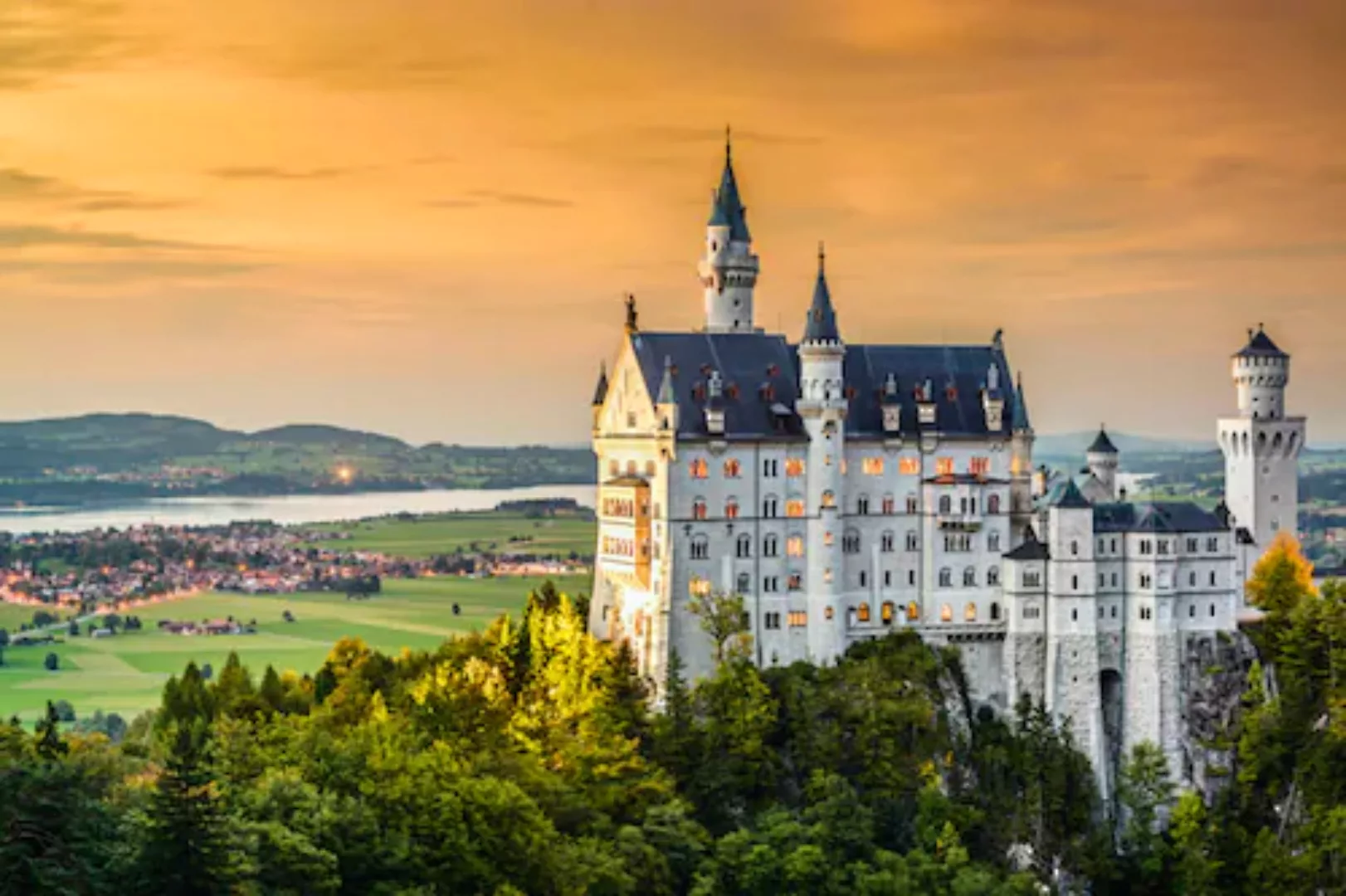 Papermoon Fototapete »Neuschwanstein Castle« günstig online kaufen