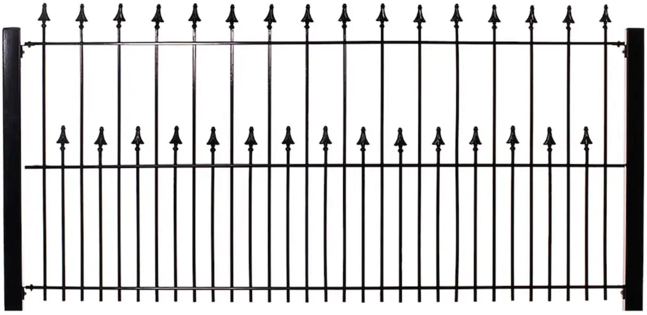 KRAUS Zierzaun "Zierzaun-60x60", schwarz, 100 cm hoch, 10 Elemente für 20 m günstig online kaufen