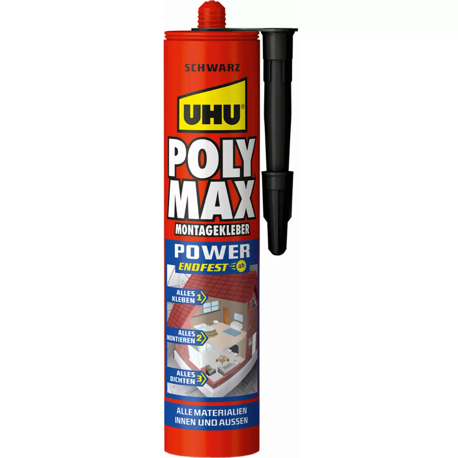 UHU Poly Max Montagekleber Power Schwarz 425 g günstig online kaufen
