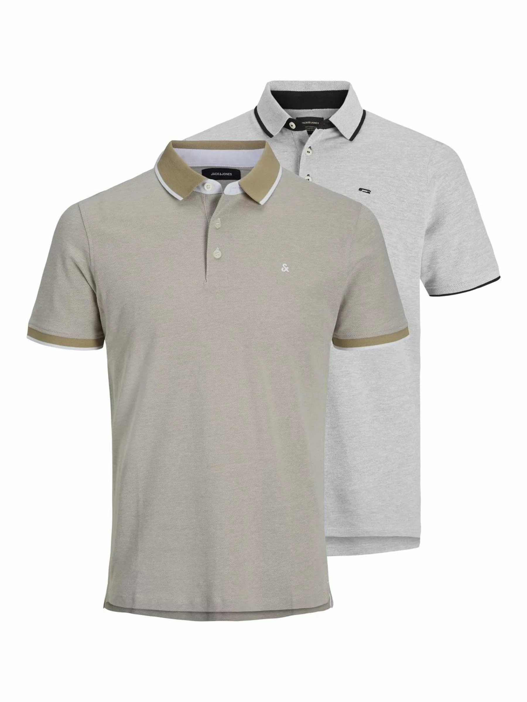 Jack & Jones Poloshirt JJEPAULOS POLO SS 2PK MP NOOS (Packung, 2-tlg) günstig online kaufen