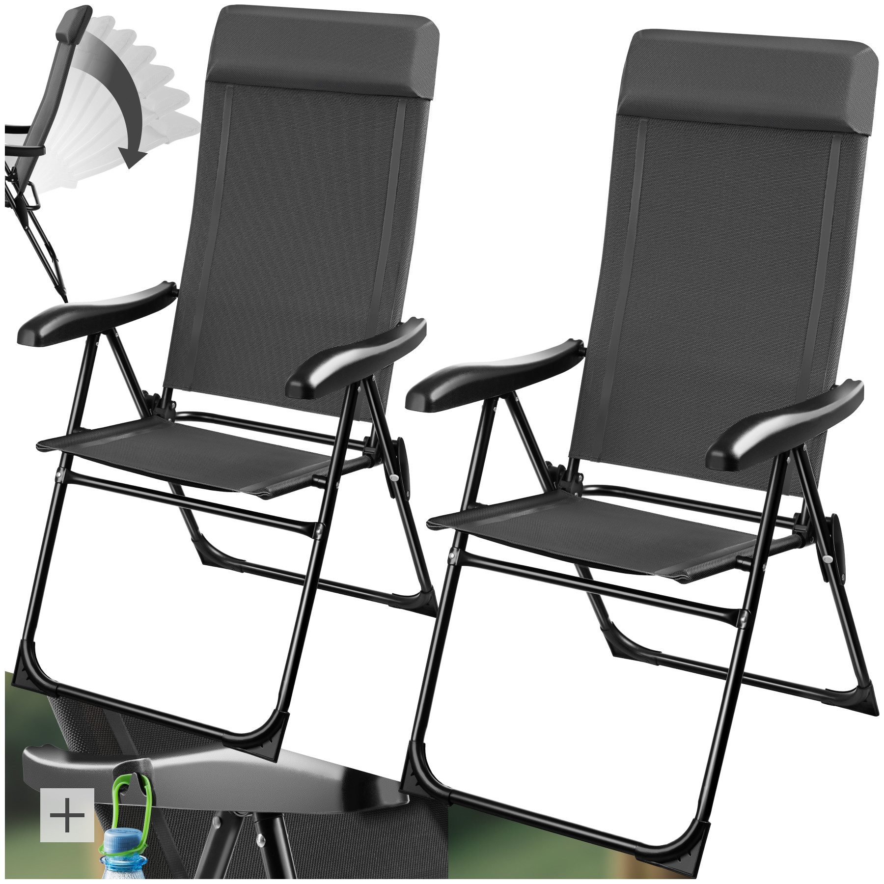 tectake Campingstuhl Müritz (Set., 2 St), günstig online kaufen