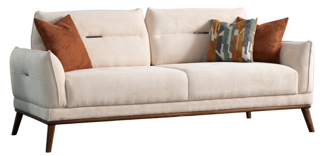 Villa Möbel Sofa Happy, 1 Stk. 2-Sitzer, Hand Made Quality, pflegeleichter günstig online kaufen