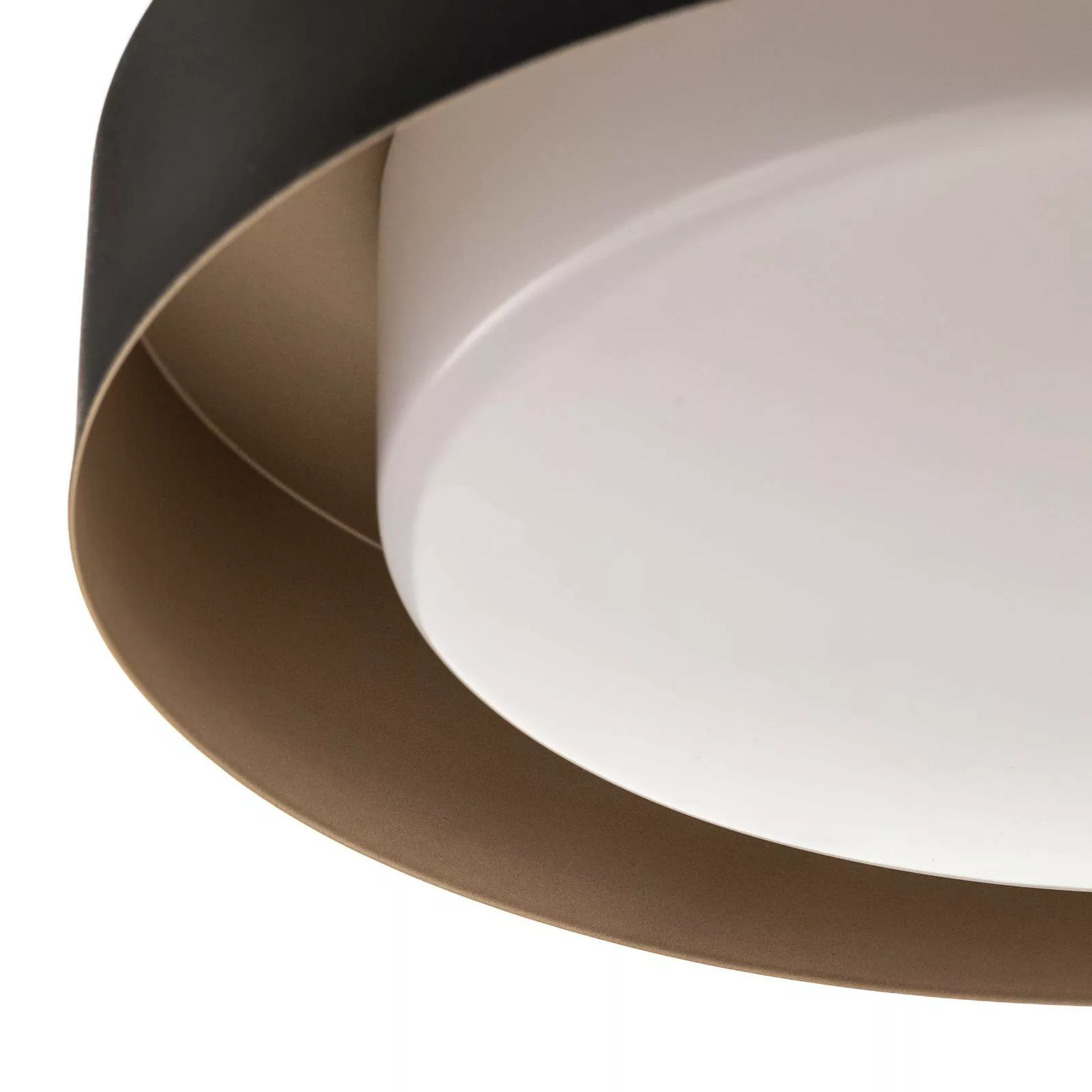 Arcchio Damaria LED-Deckenlampe, schwarz-gold günstig online kaufen