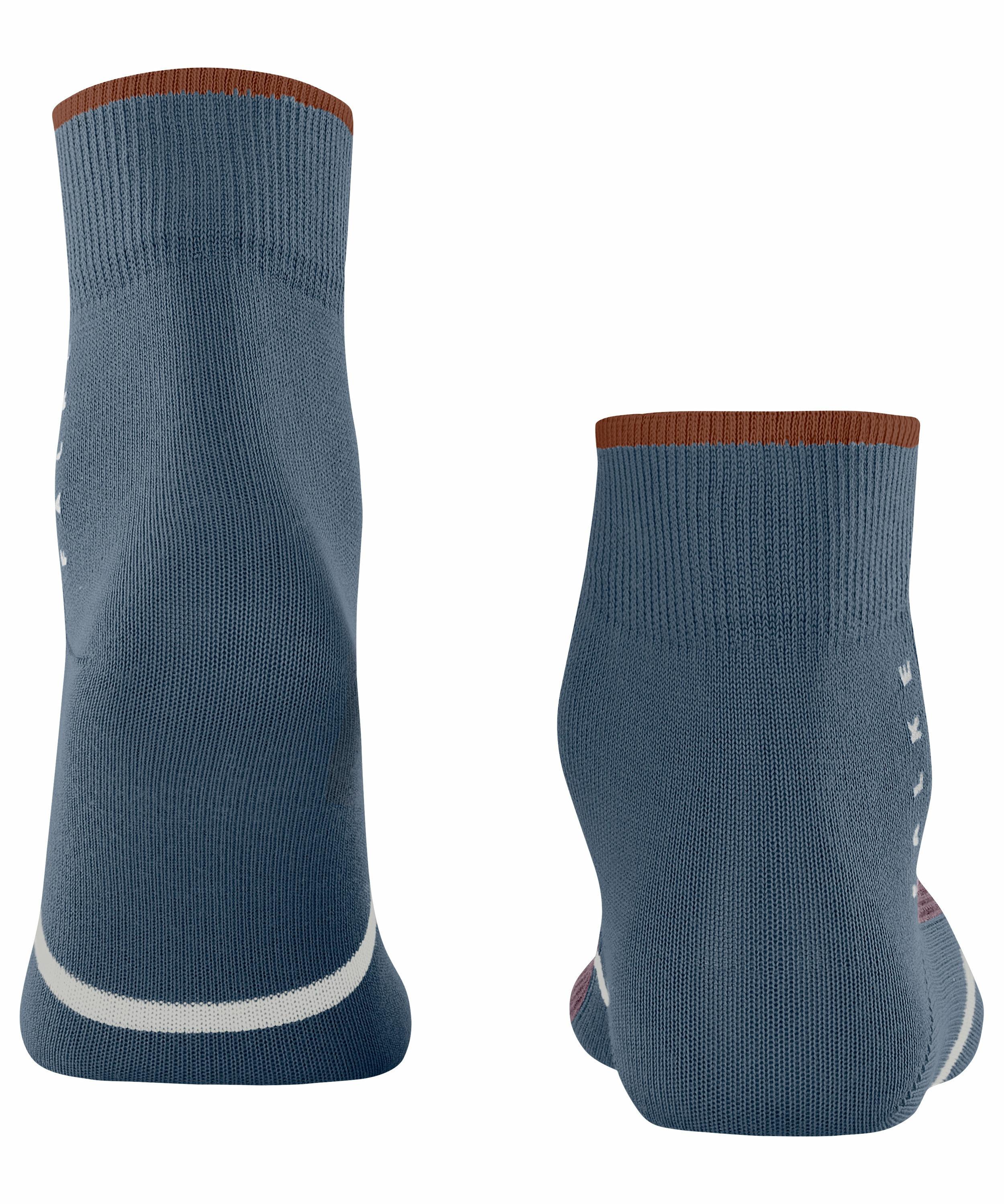 FALKE Versatile Socken, 44-45, Blau, Mehrfarbig, Baumwolle (Bio), 12486-623 günstig online kaufen